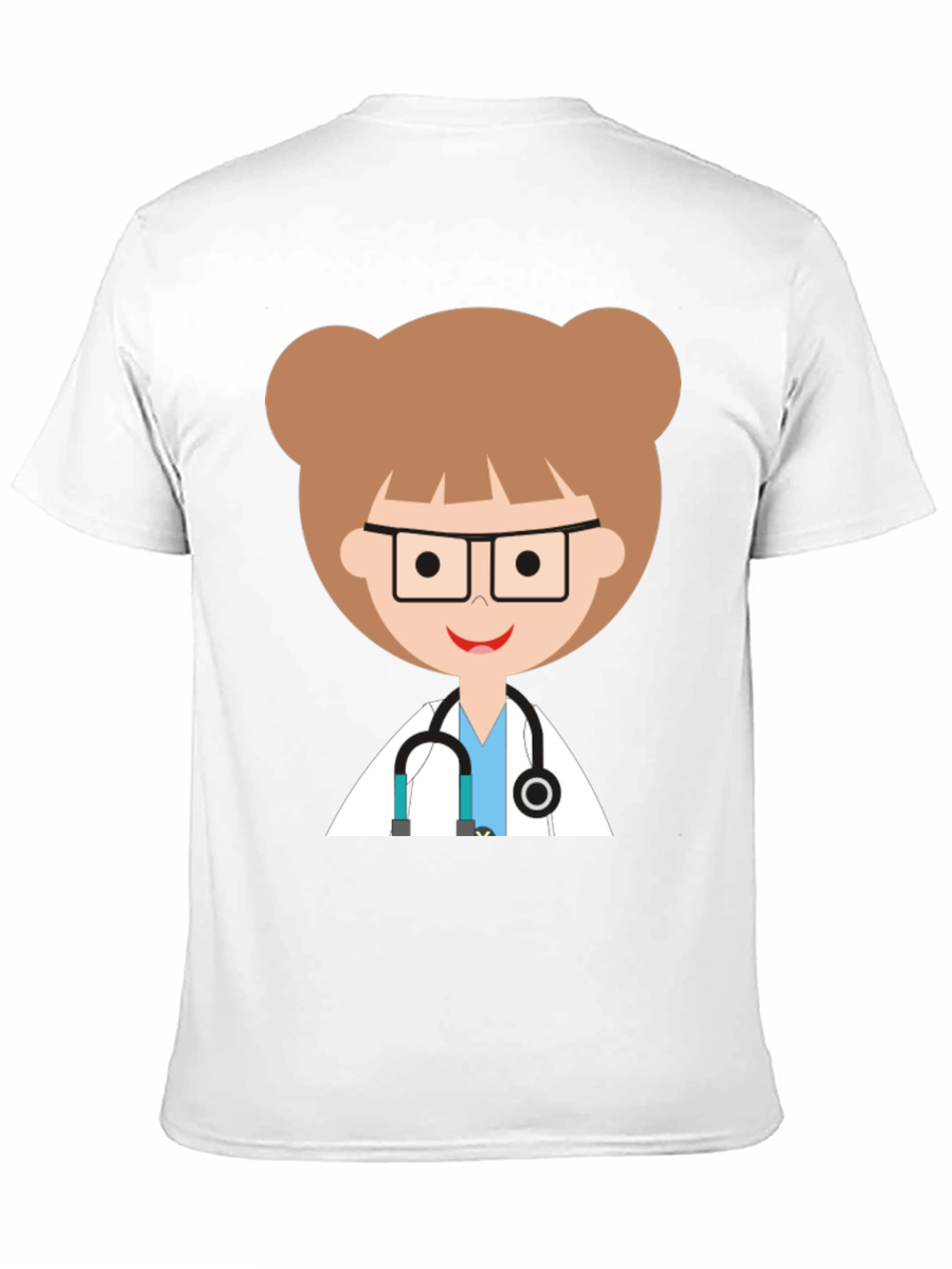 Cute Cartoon Doctor Graphic Tee