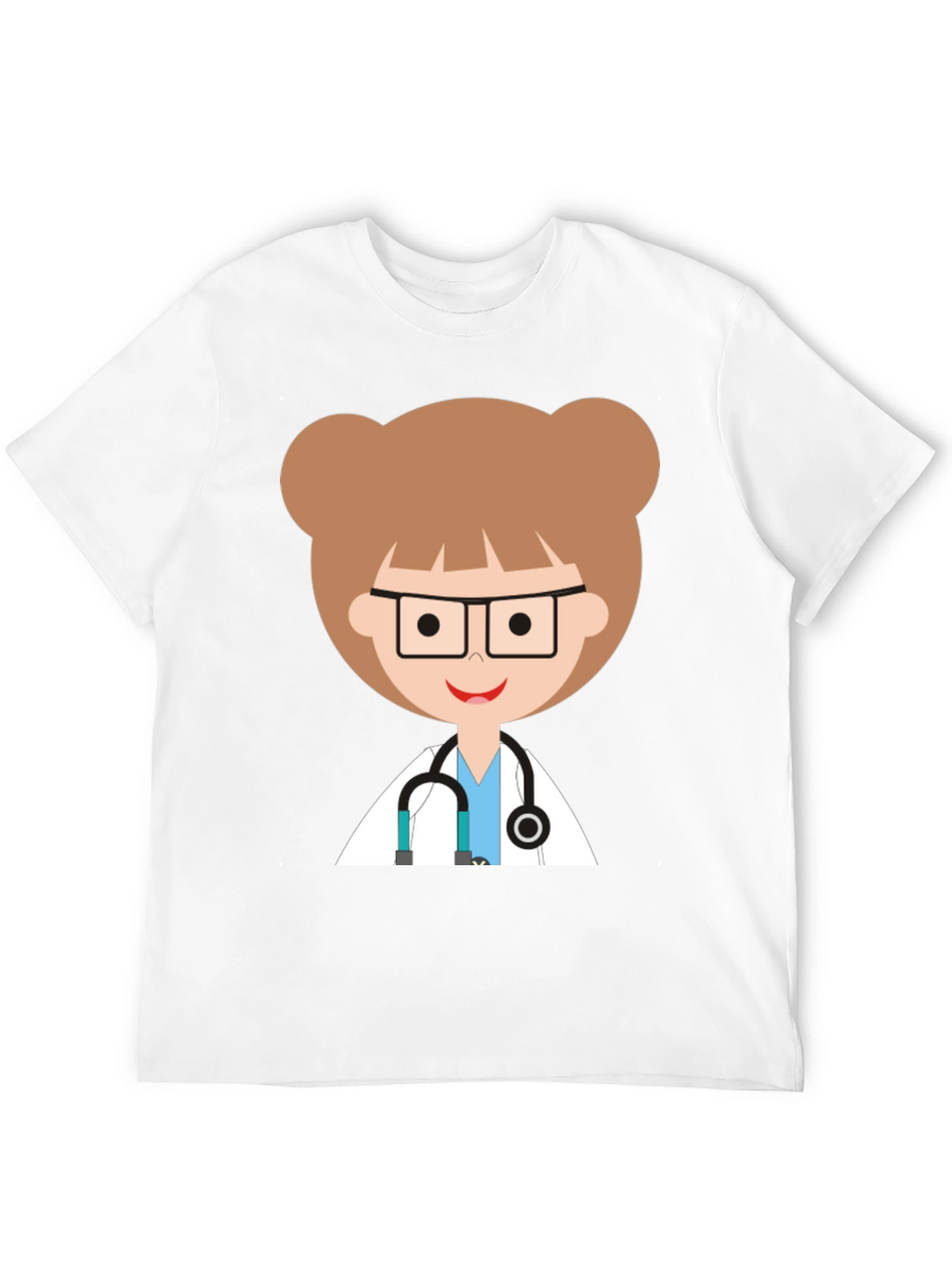 Cute Cartoon Doctor Graphic Tee