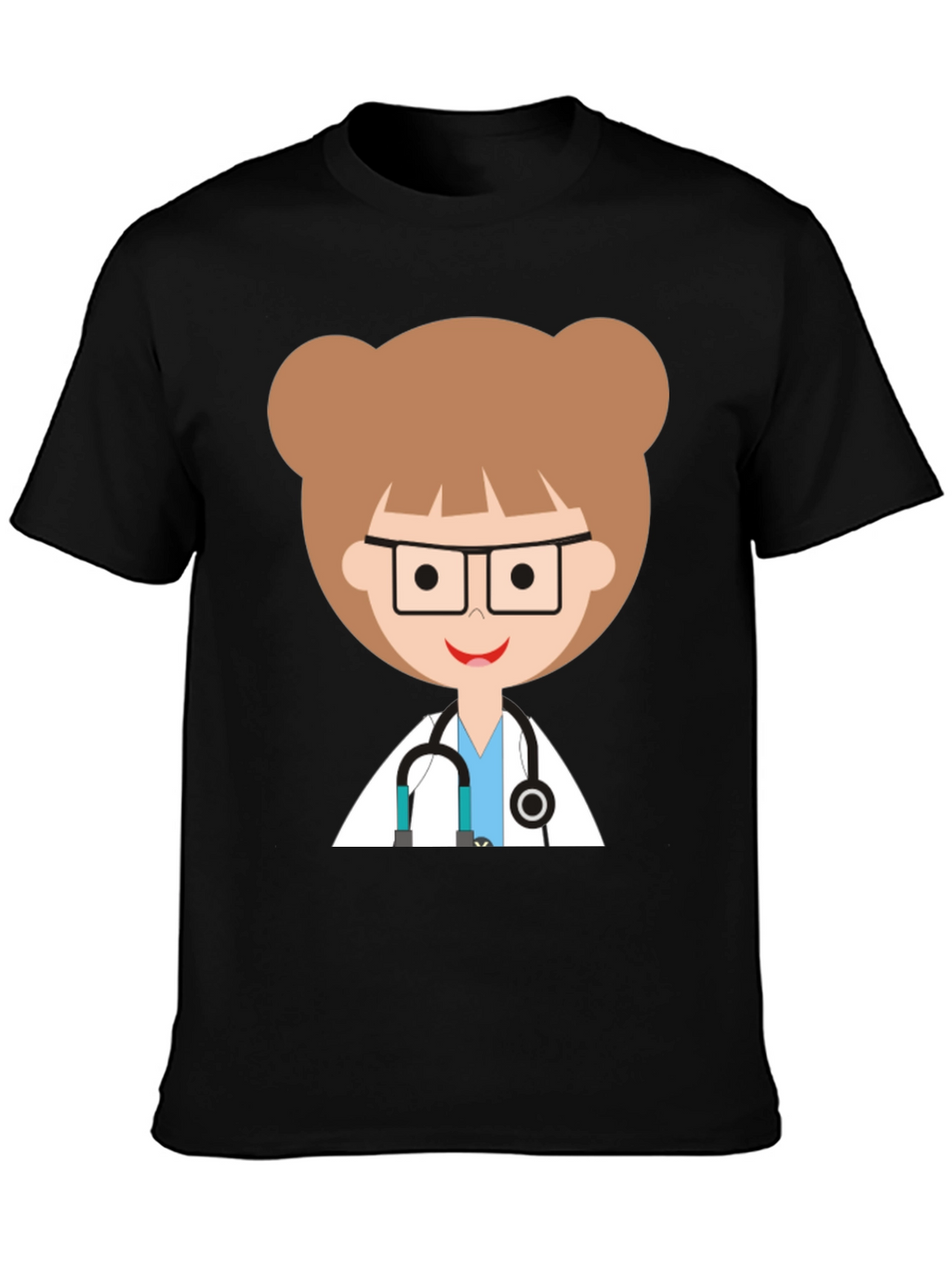 Cute Cartoon Doctor Graphic Tee
