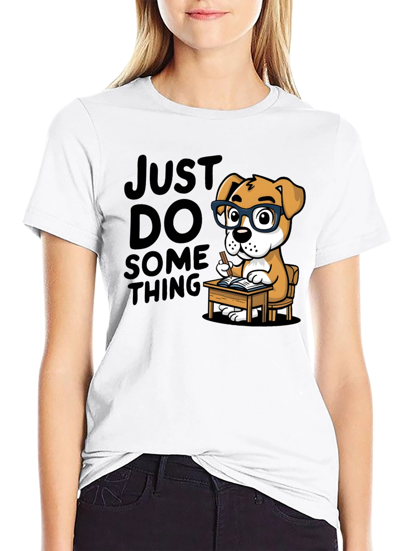 Just Do Something - Dog T-Shirt
