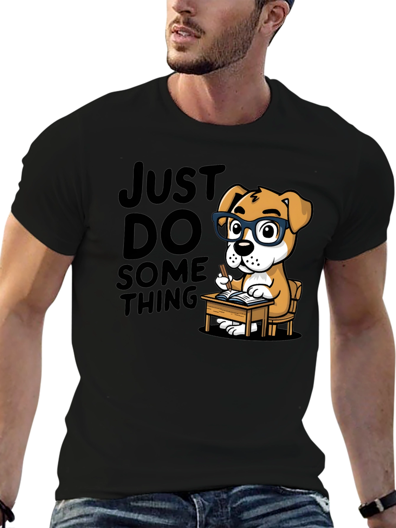 Just Do Something - Dog T-Shirt