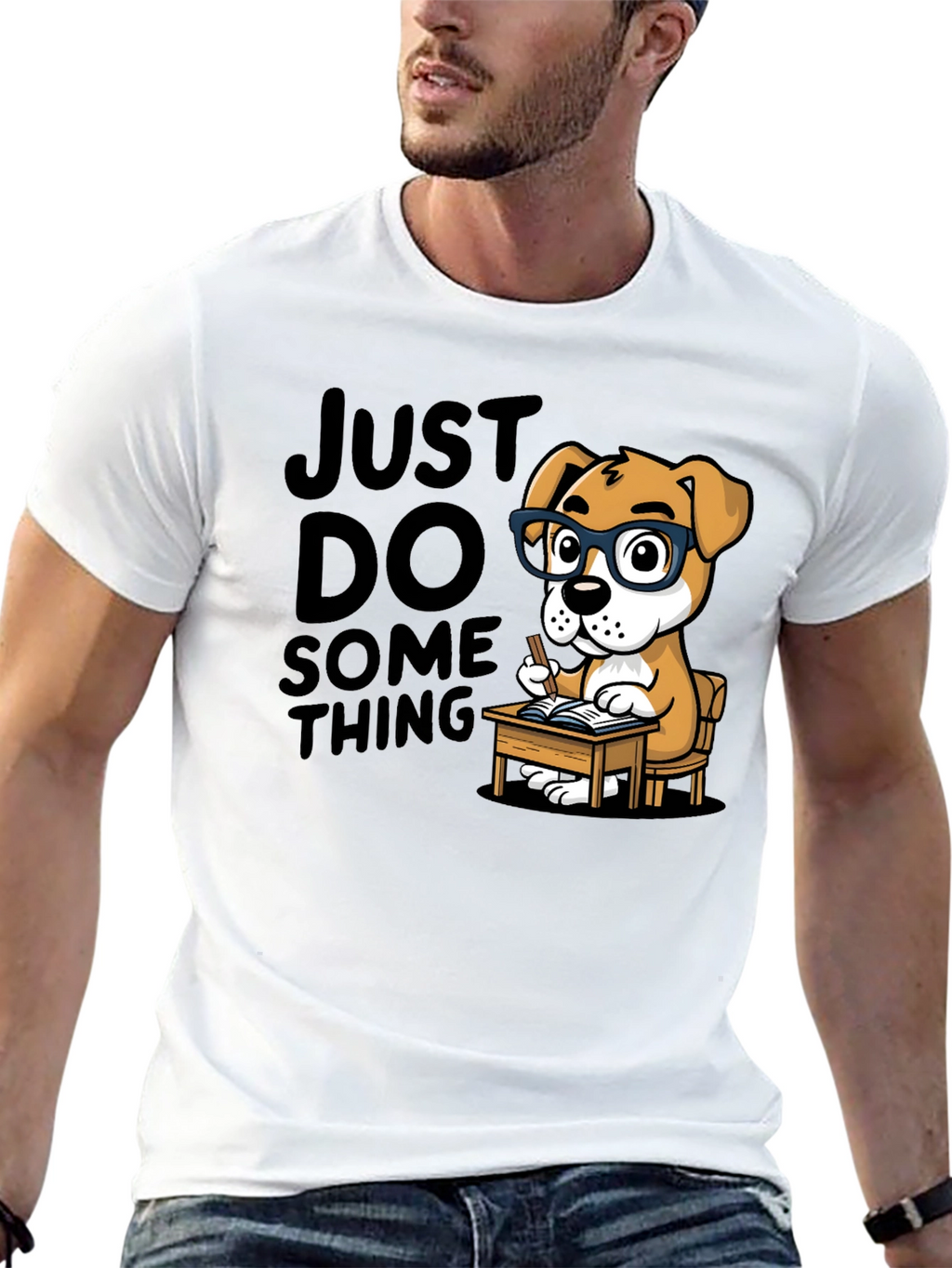 Just Do Something - Dog T-Shirt