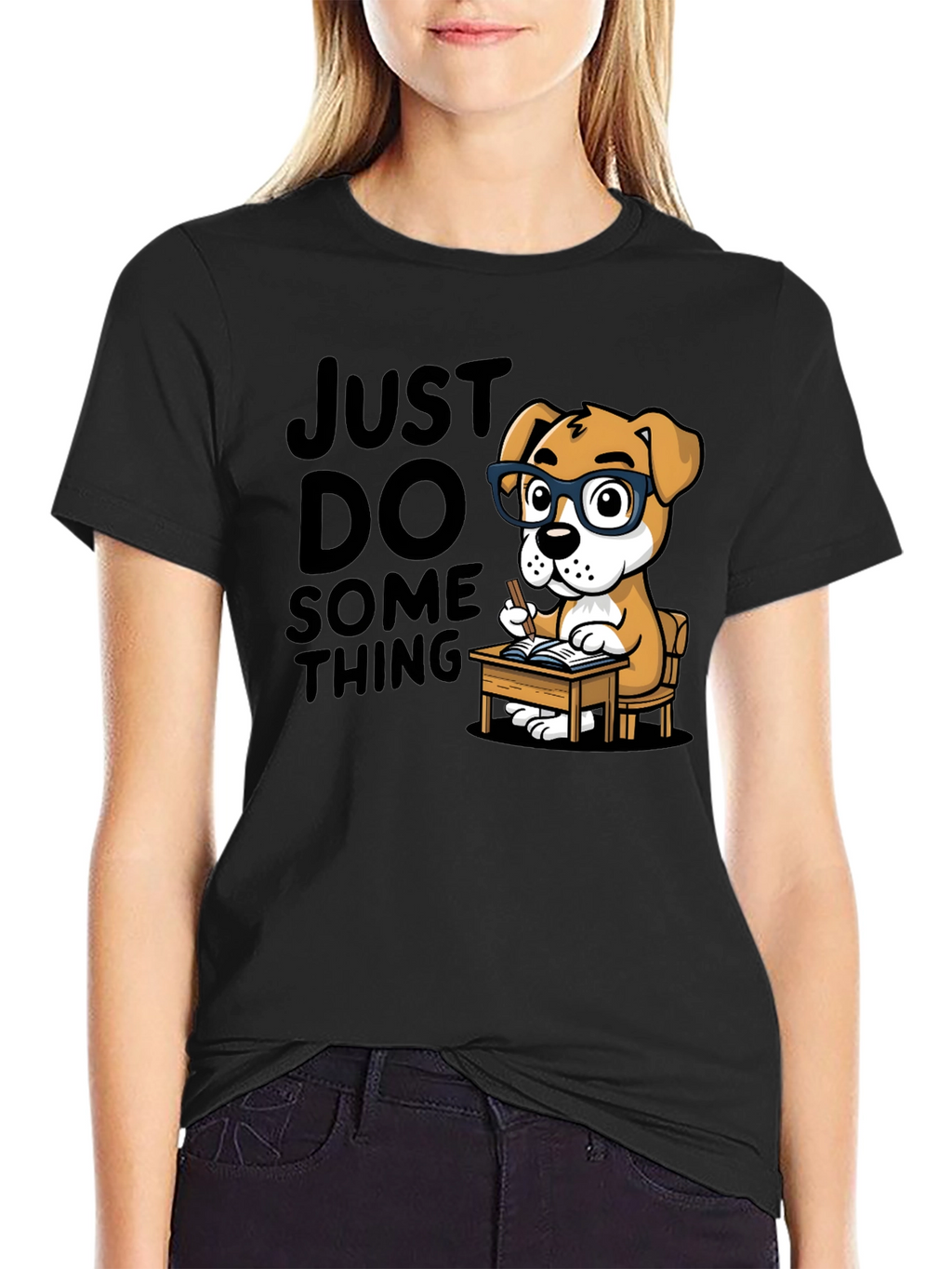 Just Do Something - Dog T-Shirt