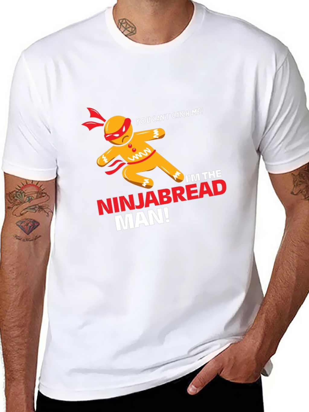 Ninjabread Man T-Shirt - Funny Novelty Tee