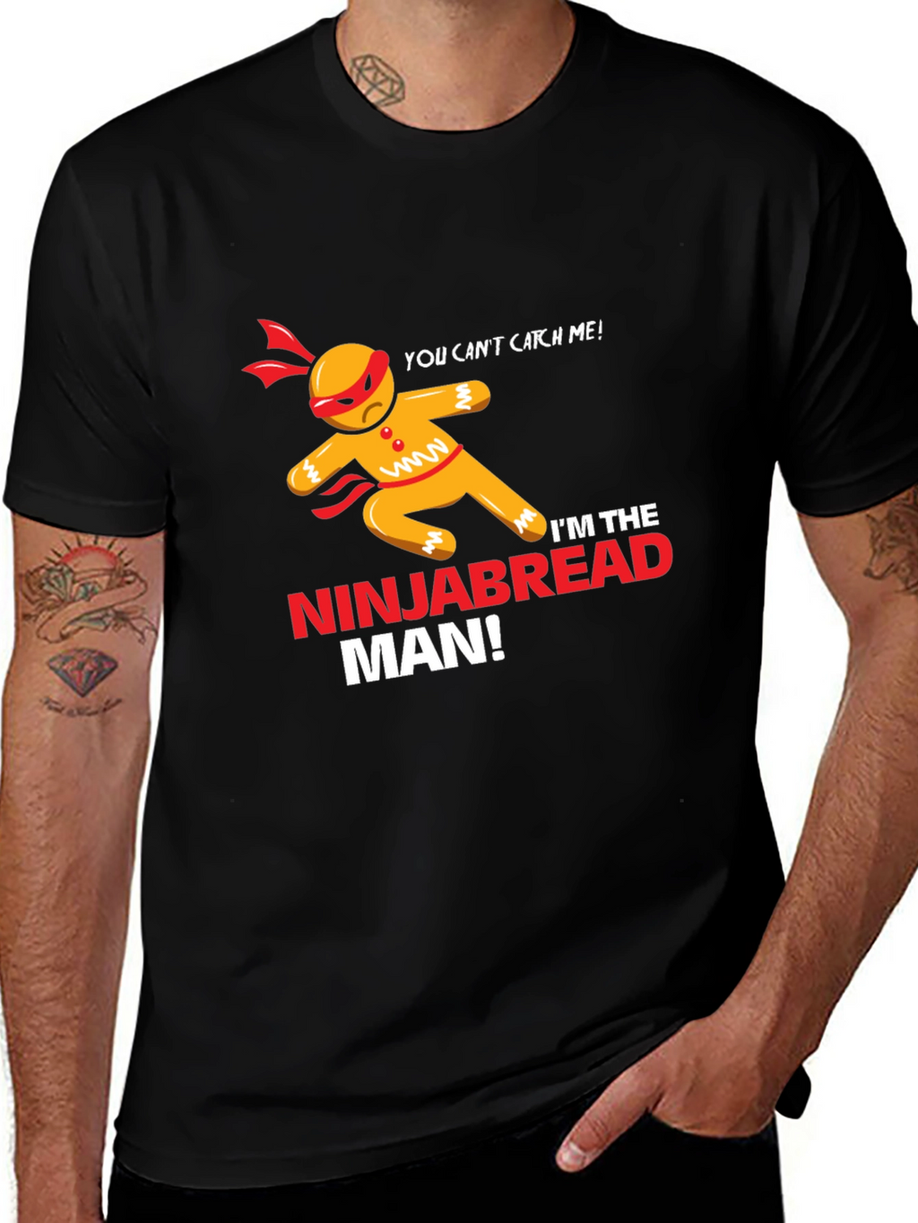 Ninjabread Man T-Shirt - Funny Novelty Tee