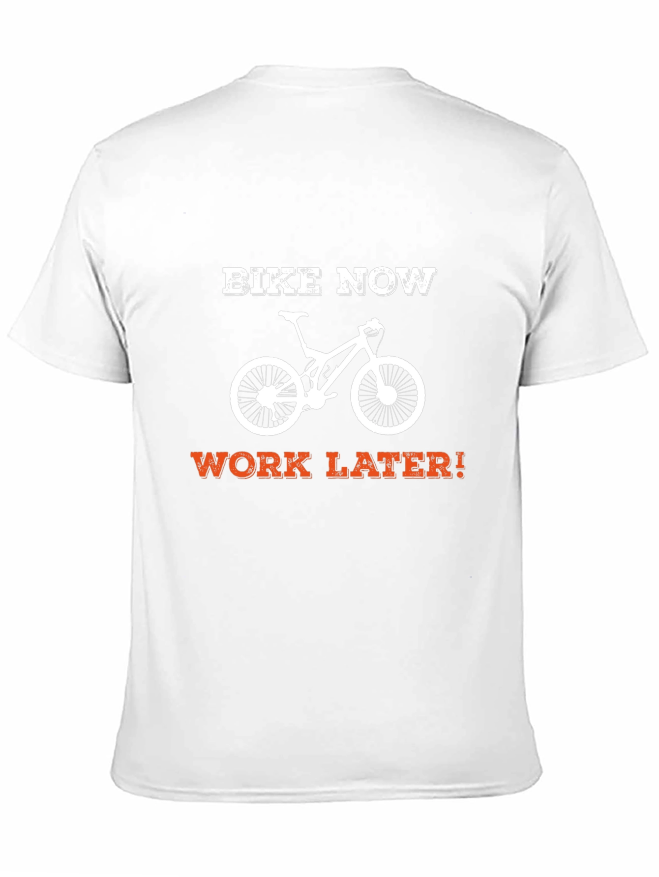 Bike Now Work Later T-Shirt