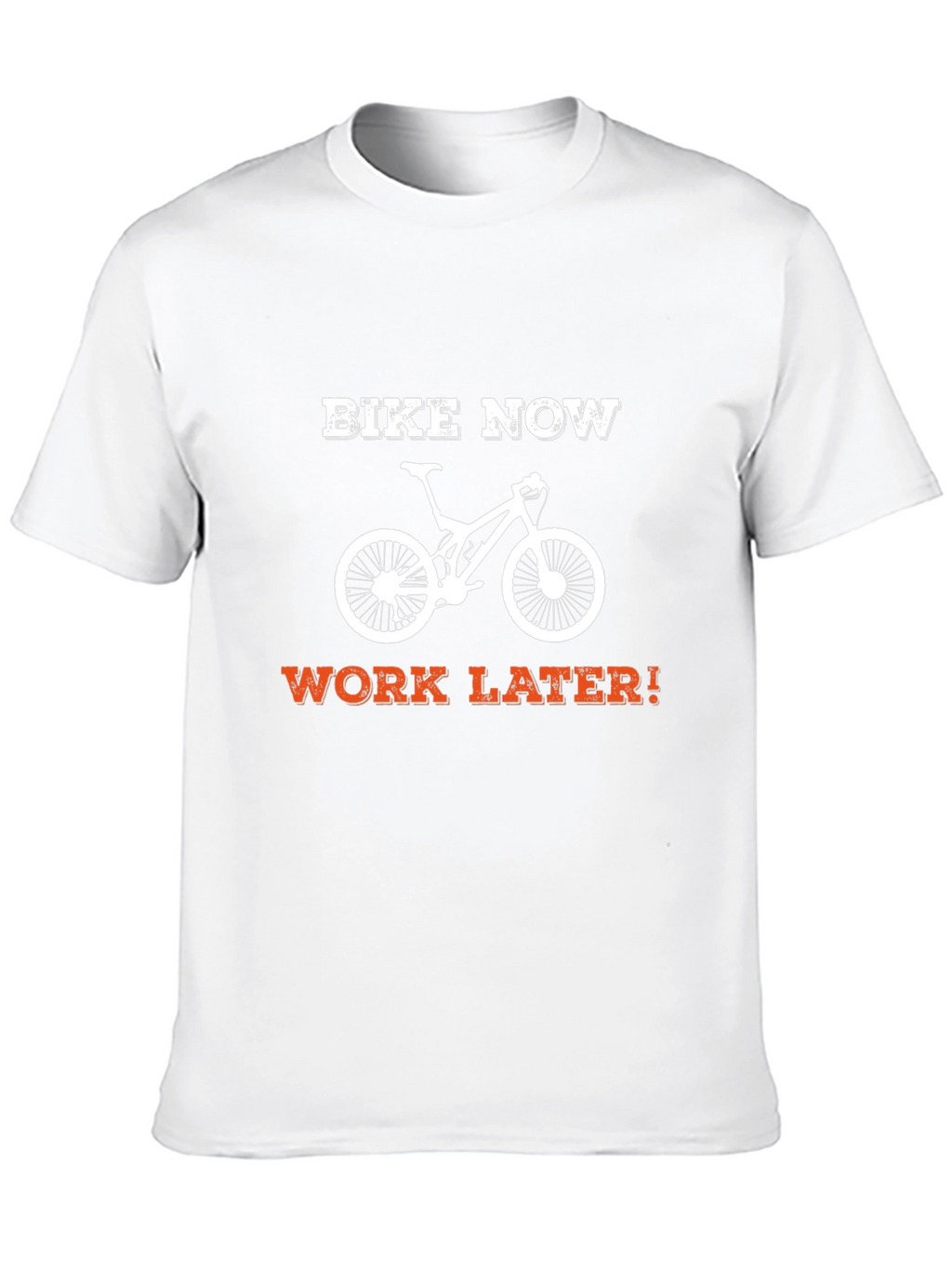 Bike Now Work Later T-Shirt