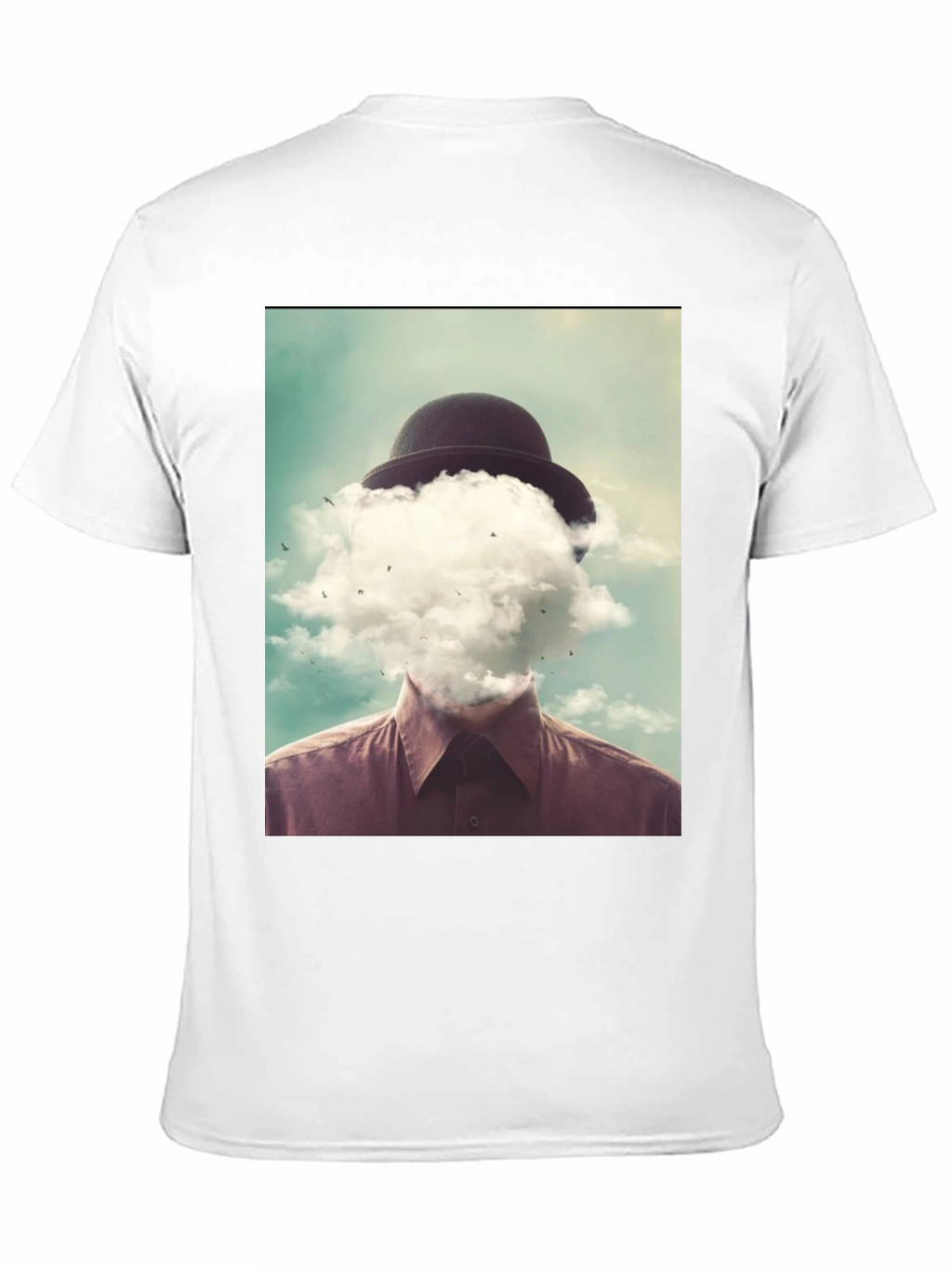 Surreal Cloud Head Graphic T-Shirt
