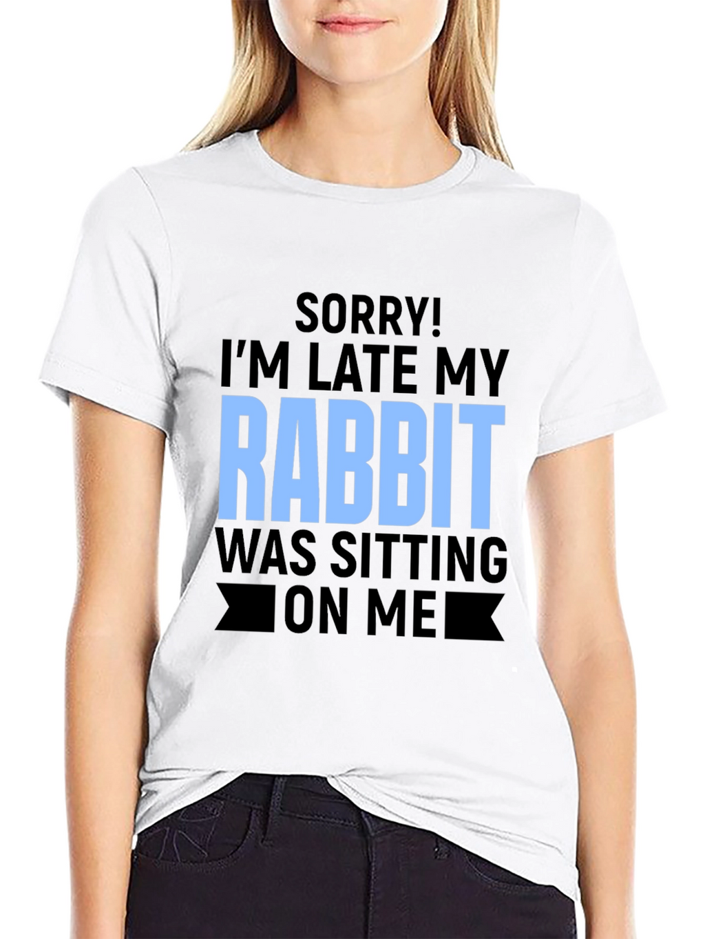 Funny Rabbit Sitting T-Shirt