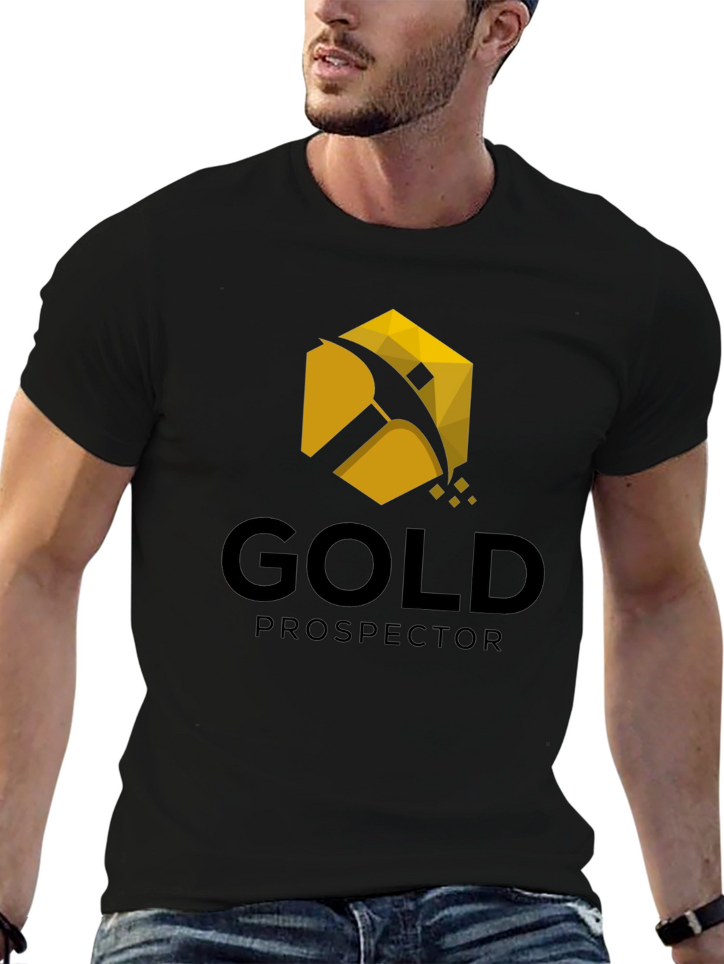 Gold Prospector T-Shirt - Black
