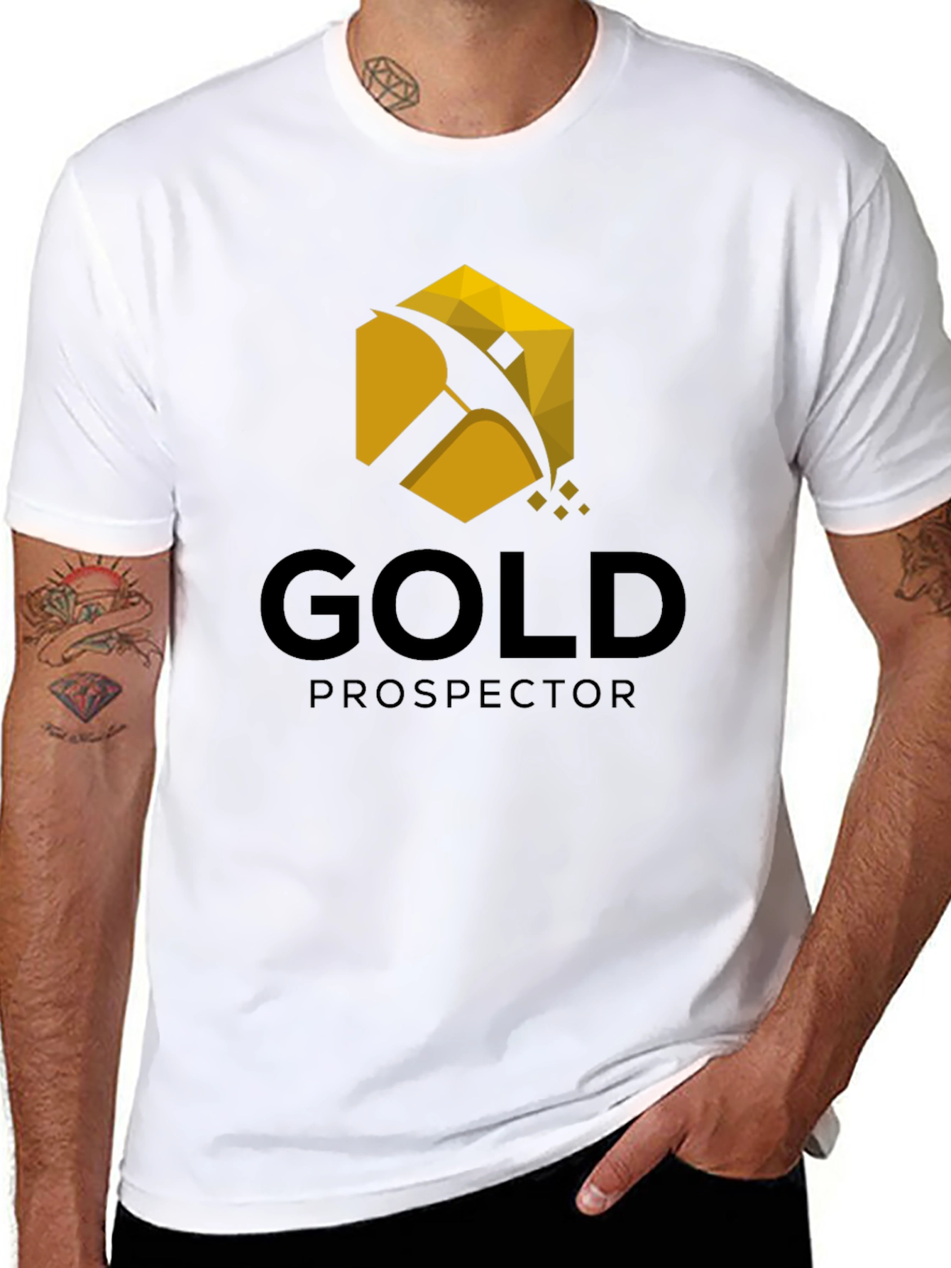 Gold Prospector T-Shirt - Black