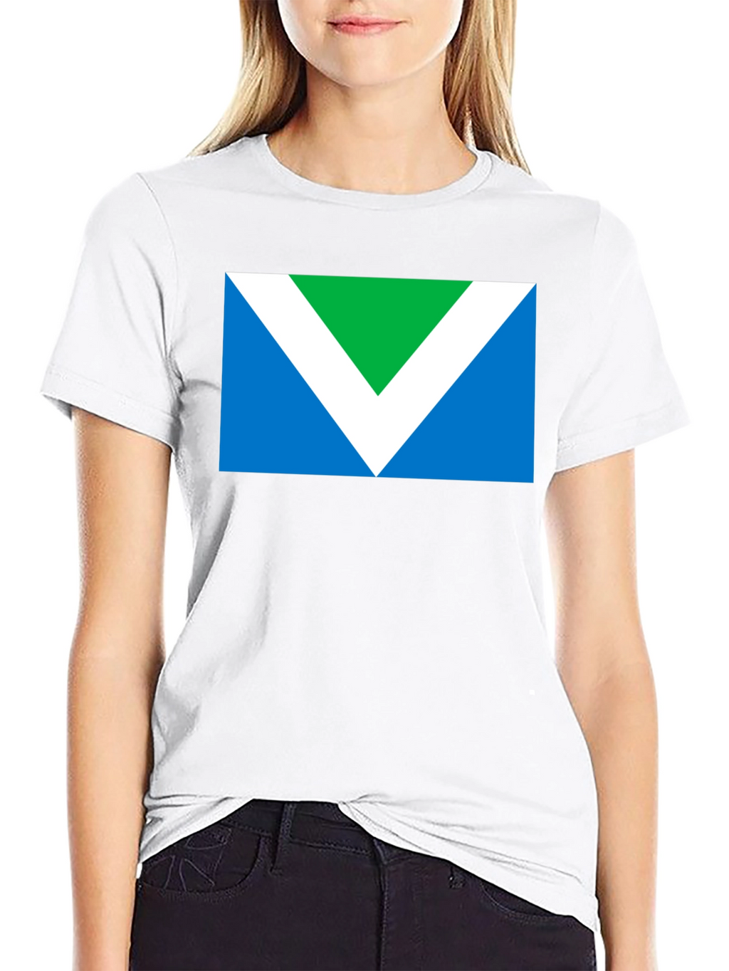 Vegan Flag Graphic T-Shirt - Black