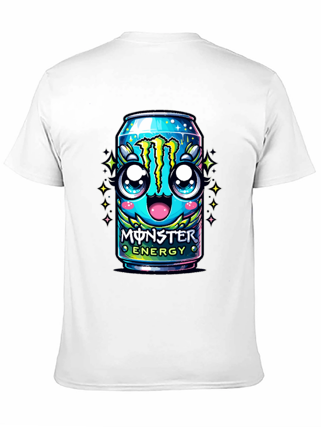 Monster Energy Kawaii Graphic T-Shirt - Black