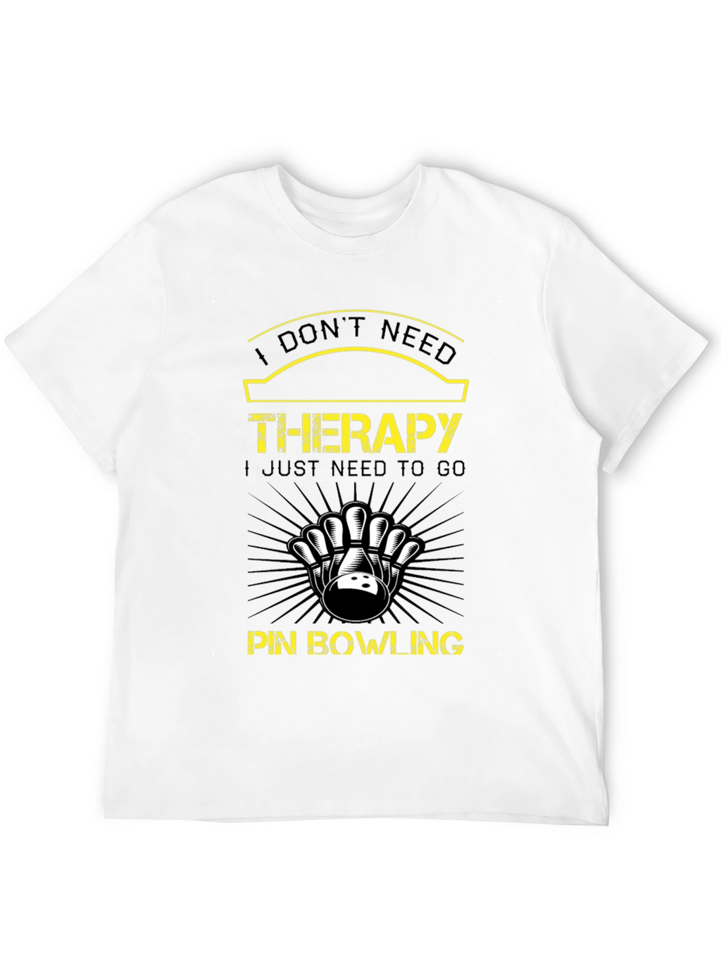 Bowling Therapy T-Shirt - Need to Bowl