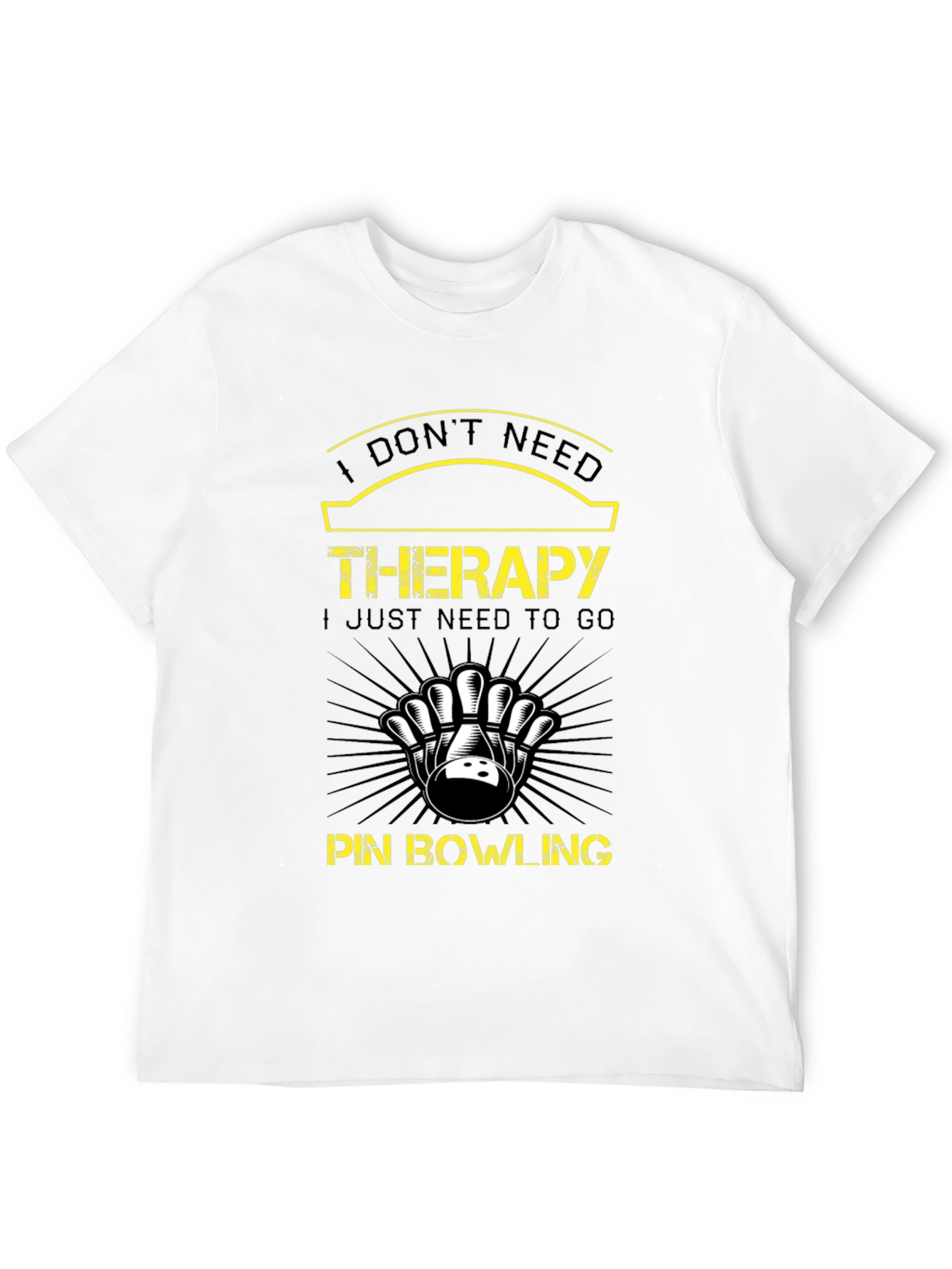 Bowling Therapy T-Shirt - Need to Bowl