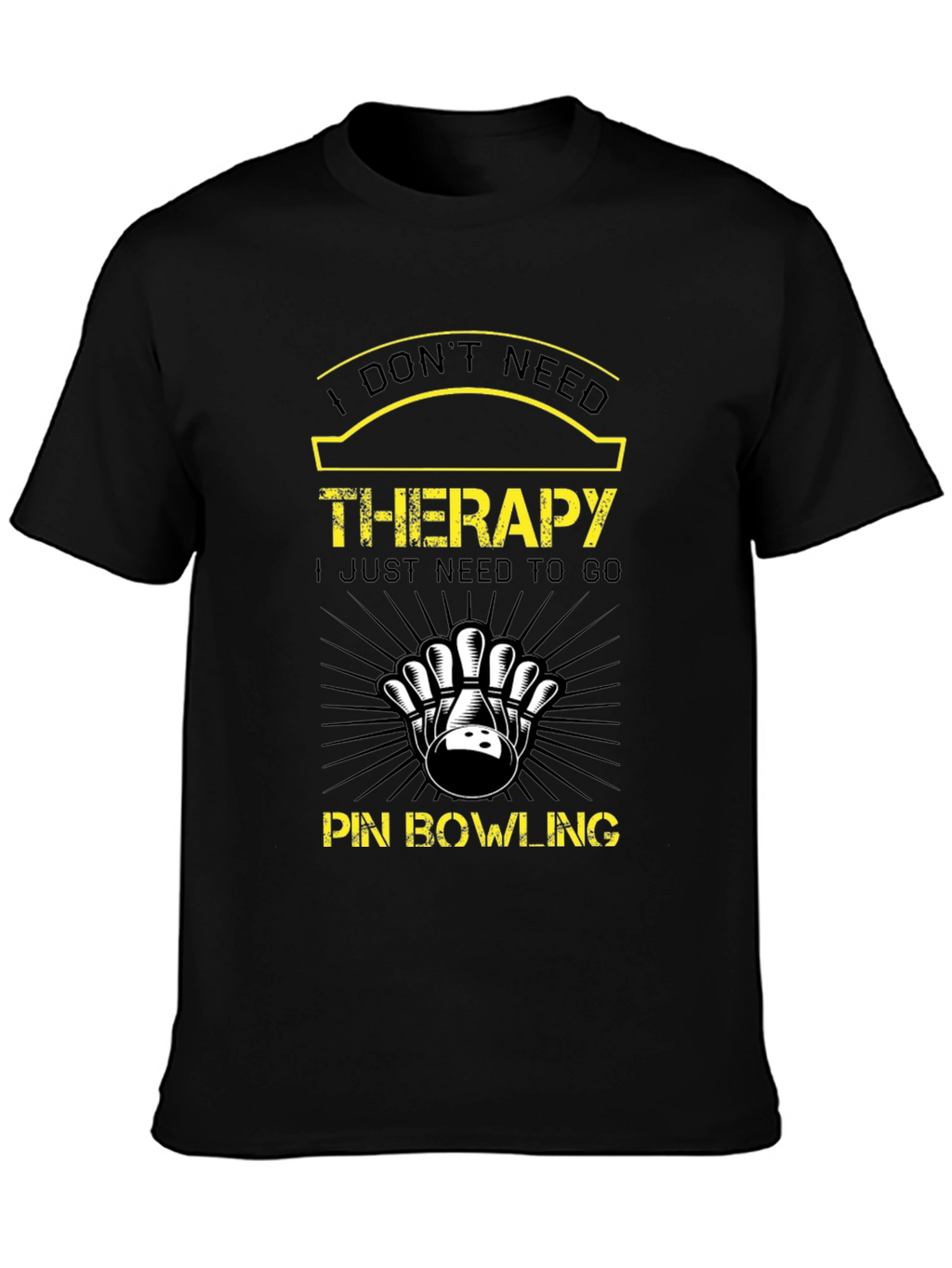 Bowling Therapy T-Shirt - Need to Bowl