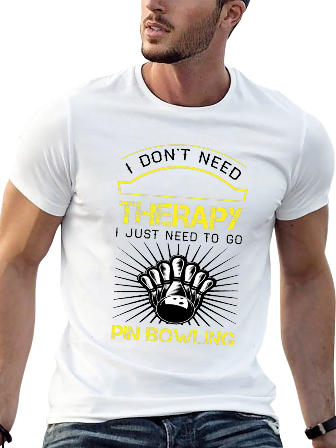 Bowling Therapy T-Shirt - Need to Bowl