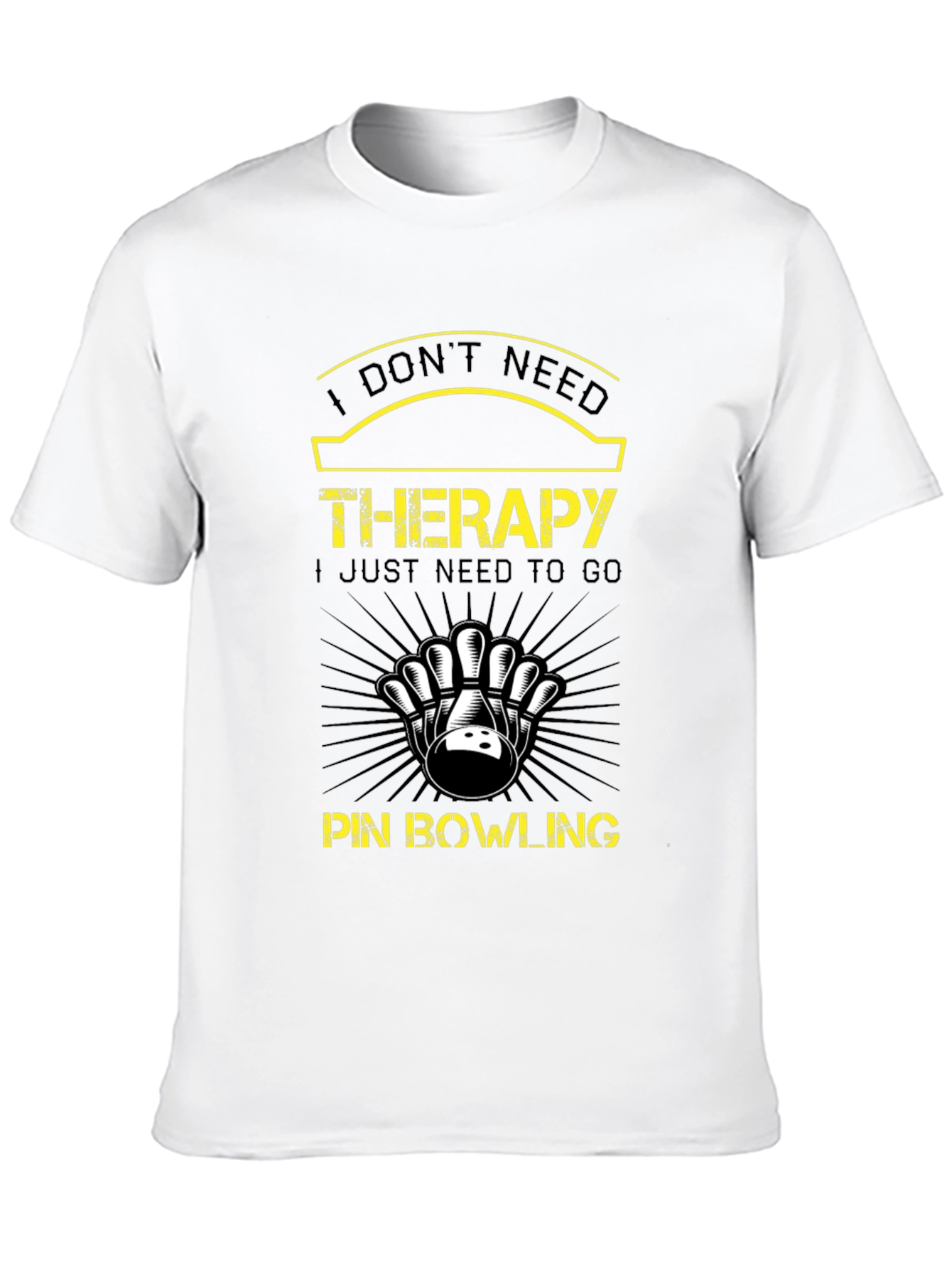 Bowling Therapy T-Shirt - Need to Bowl