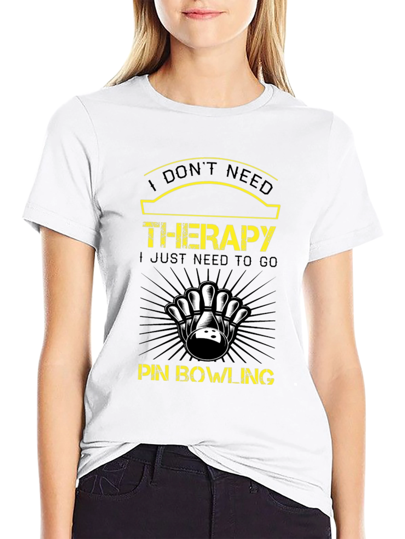 Bowling Therapy T-Shirt - Need to Bowl