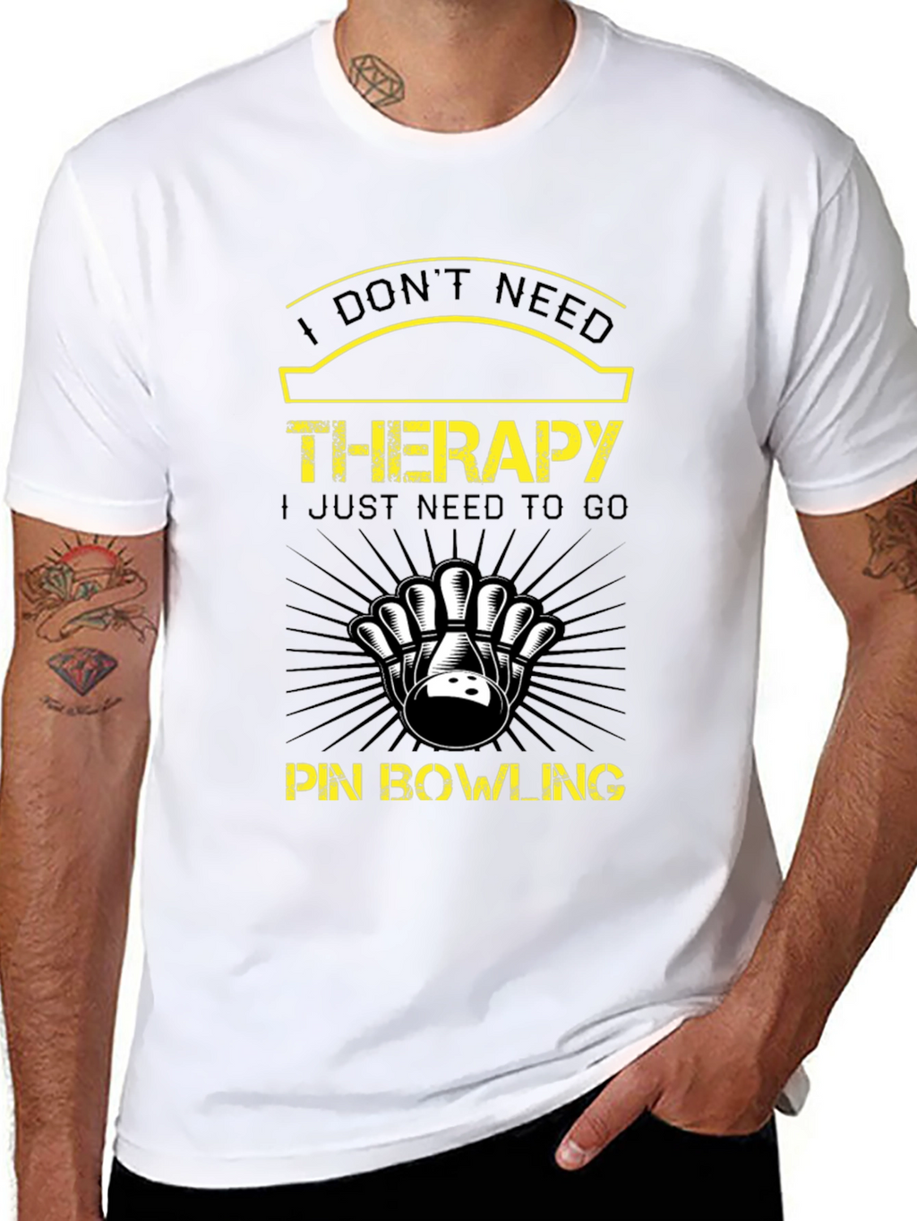 Bowling Therapy T-Shirt - Need to Bowl