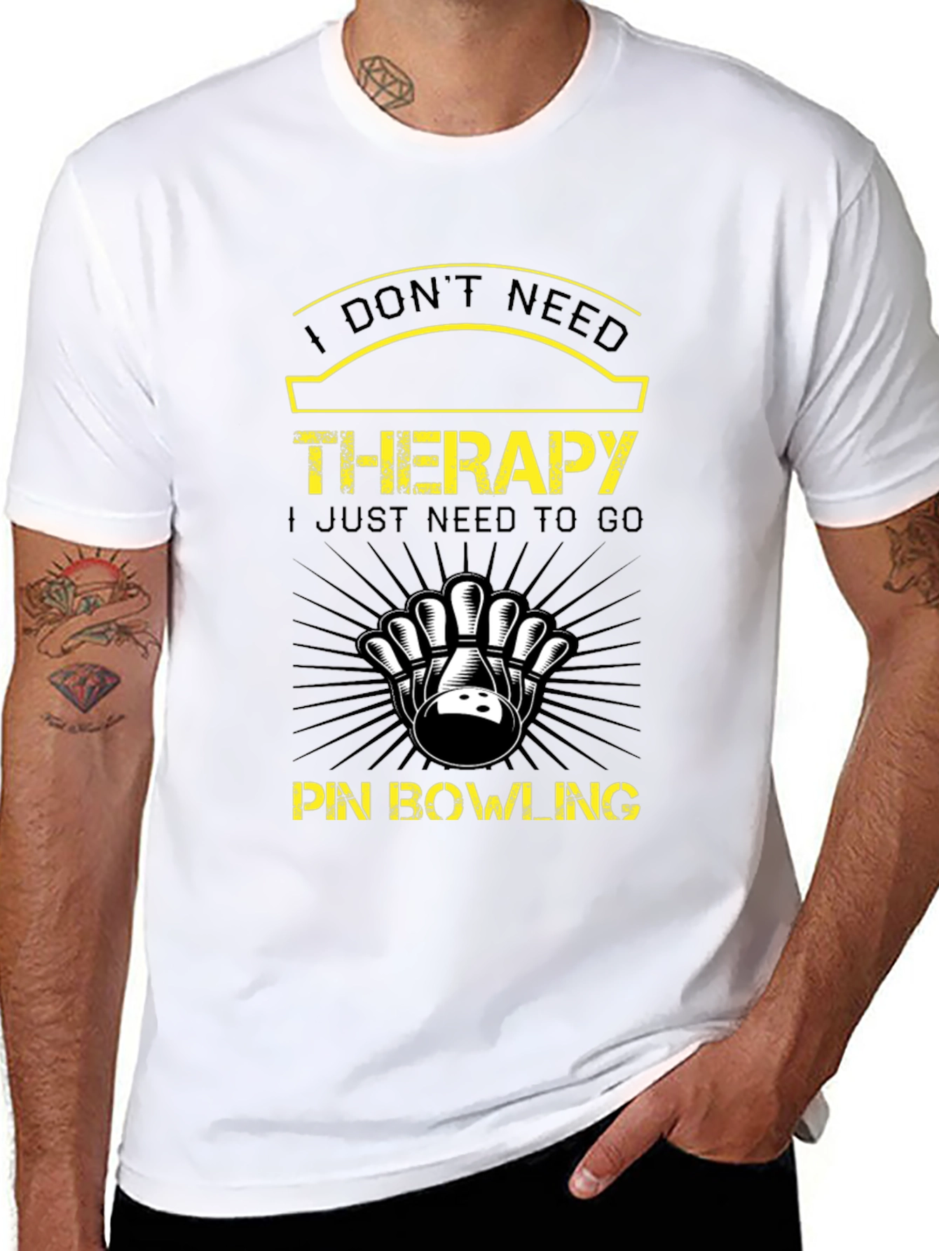 Bowling Therapy T-Shirt - Need to Bowl