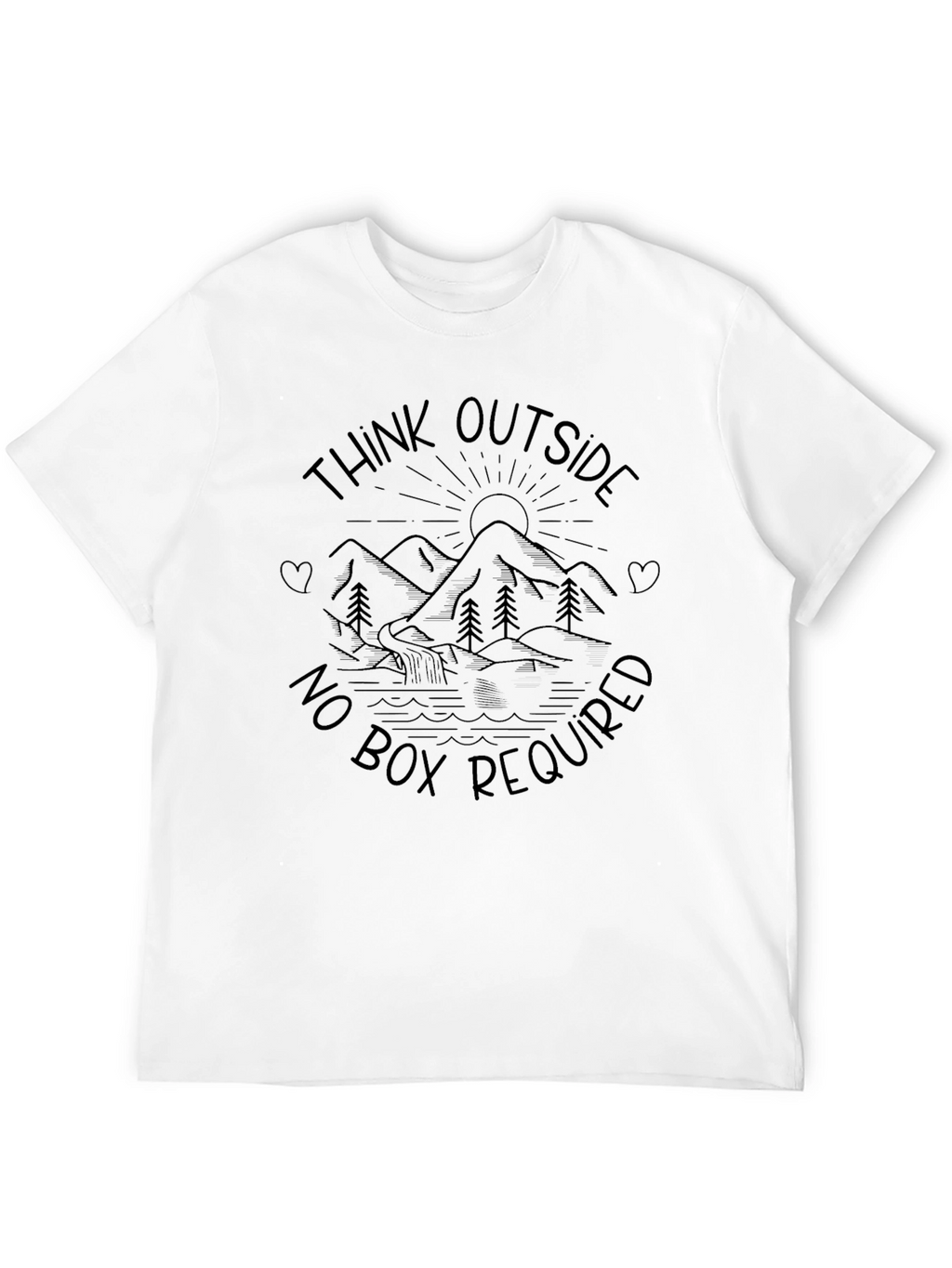 Think Outside T-Shirt - Adventure Awaits!