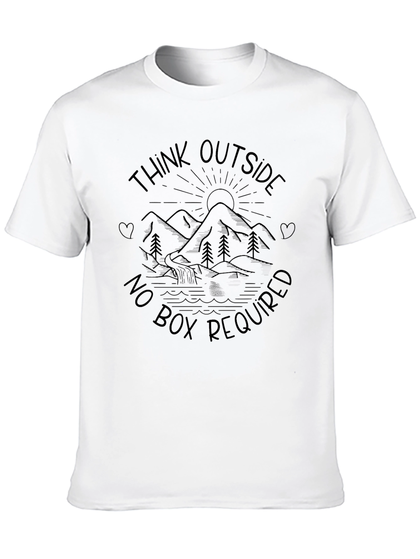 Think Outside T-Shirt - Adventure Awaits!