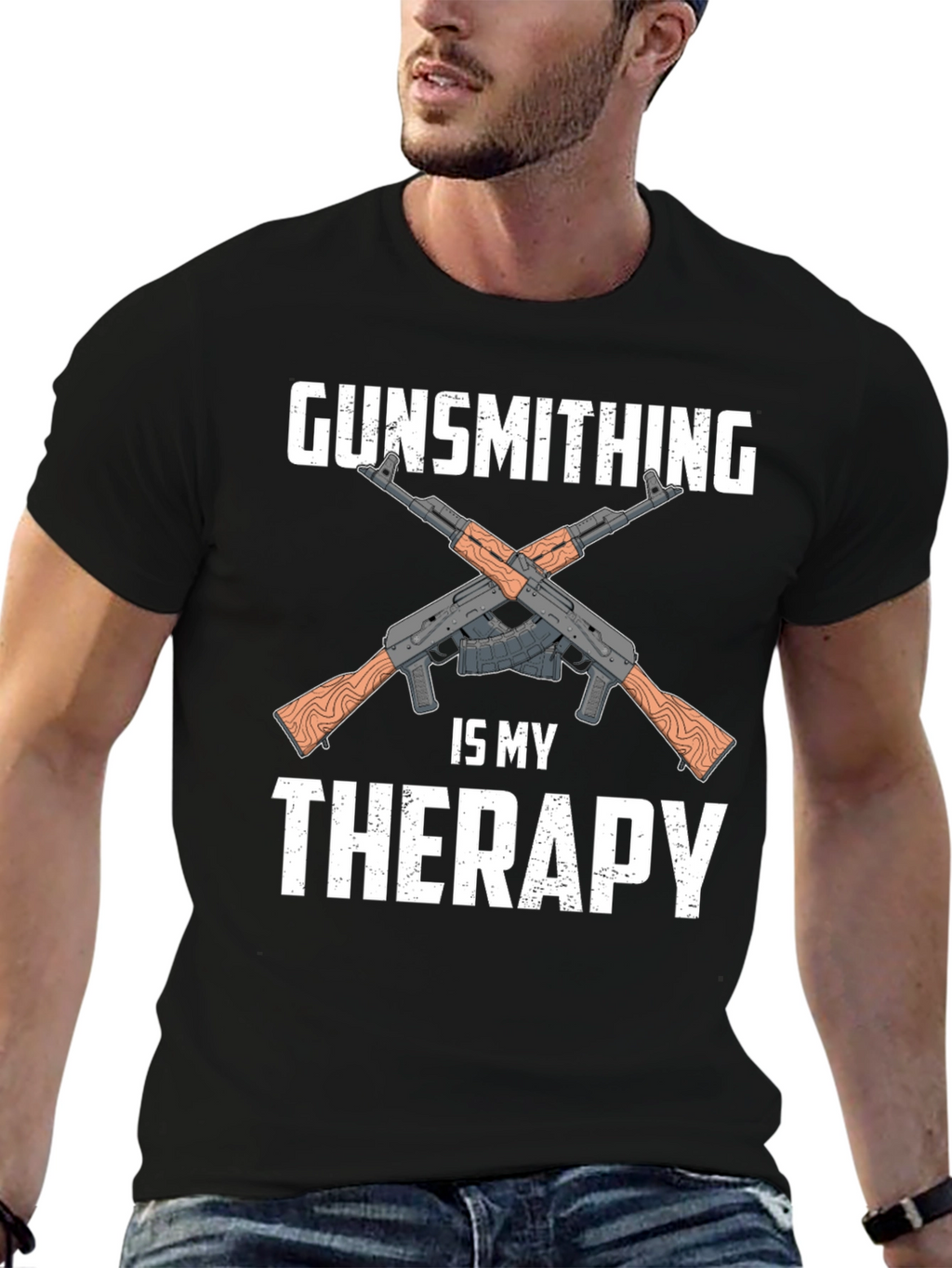 Gunsmithing Therapy Graphic T-Shirt
