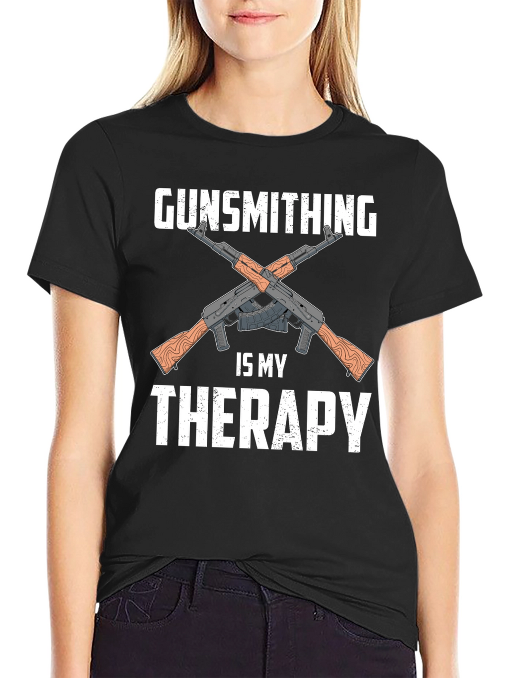 Gunsmithing Therapy Graphic T-Shirt