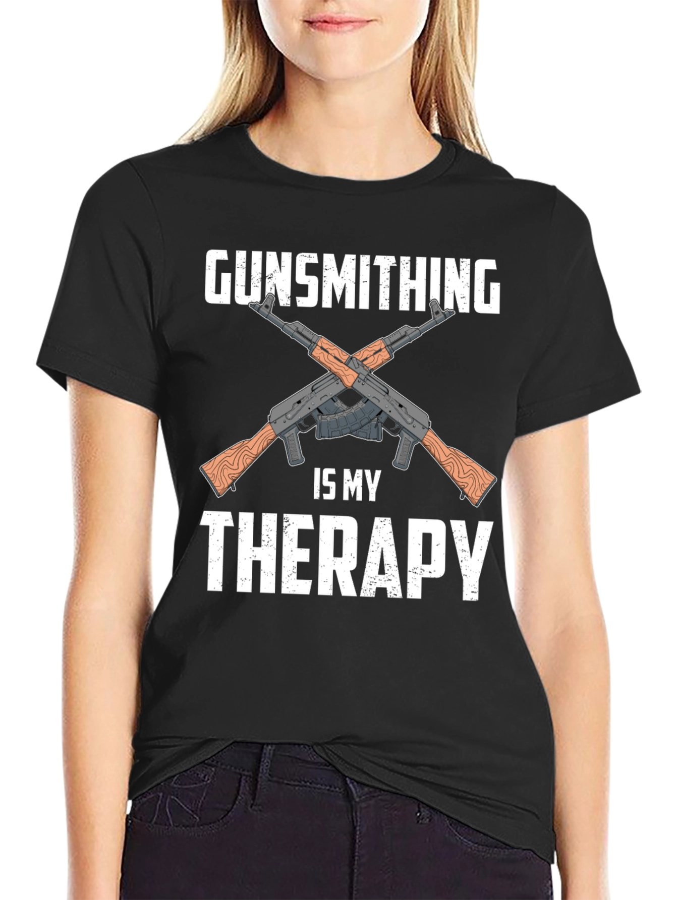Gunsmithing Therapy Graphic T-Shirt
