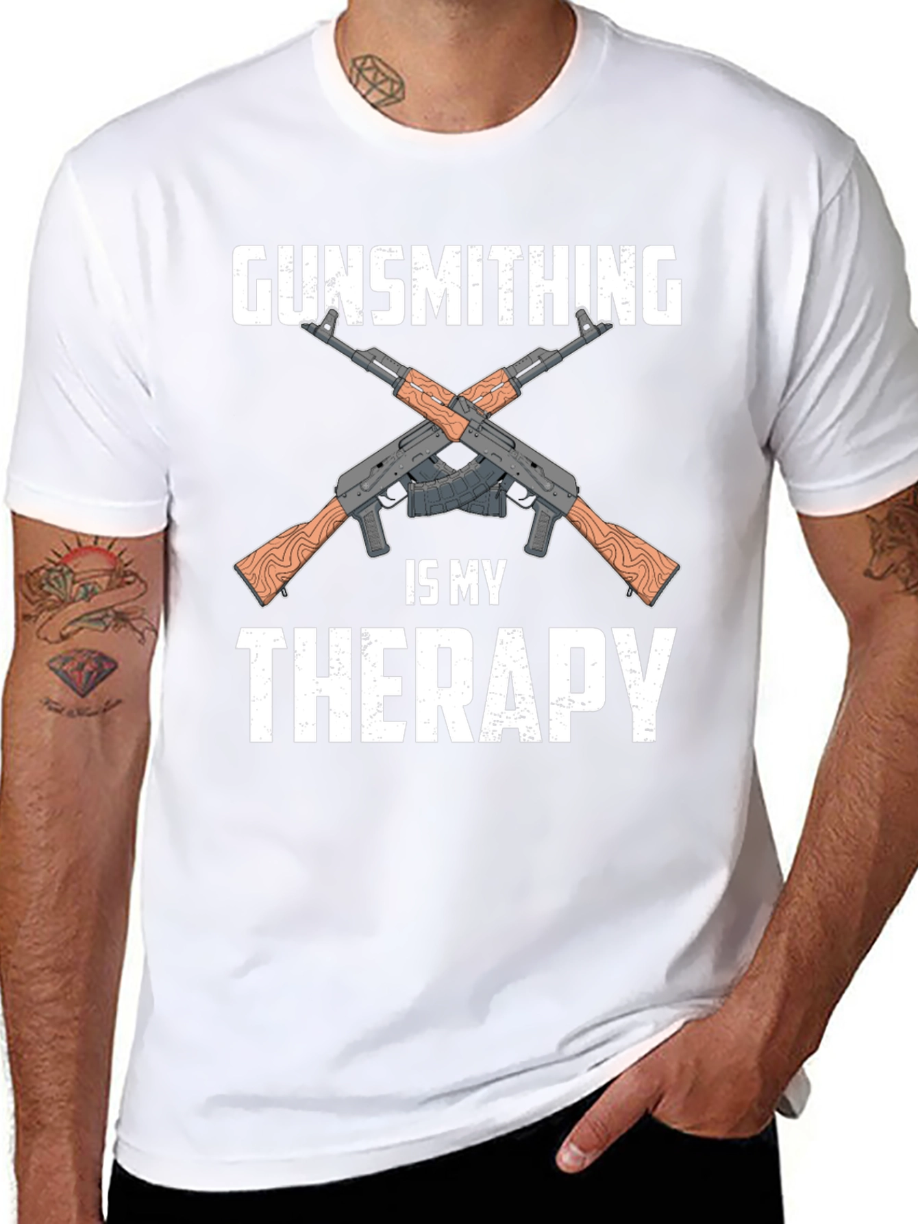 Gunsmithing Therapy Graphic T-Shirt
