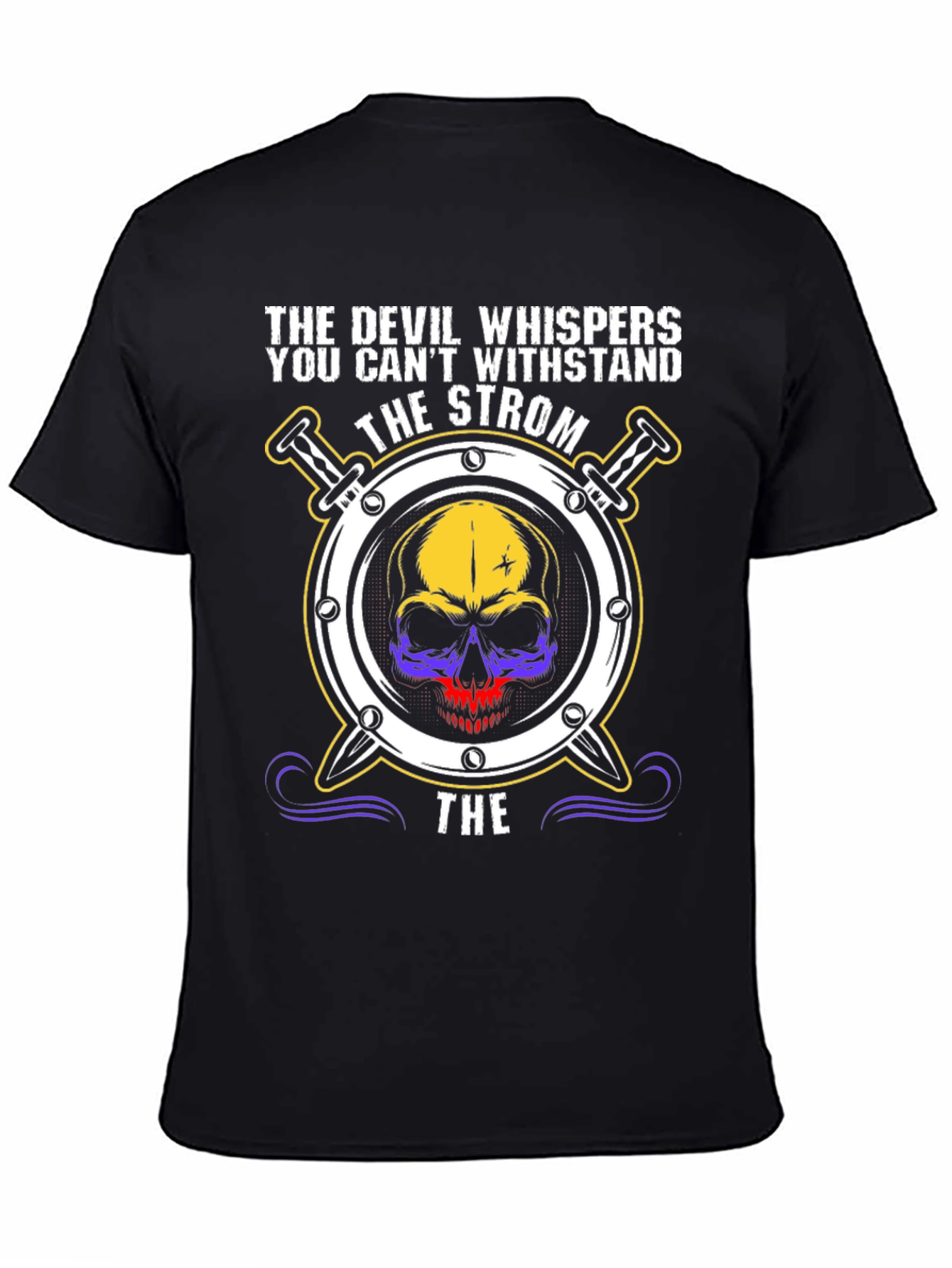Skull Strom T-Shirt - Devil Whispers Tee