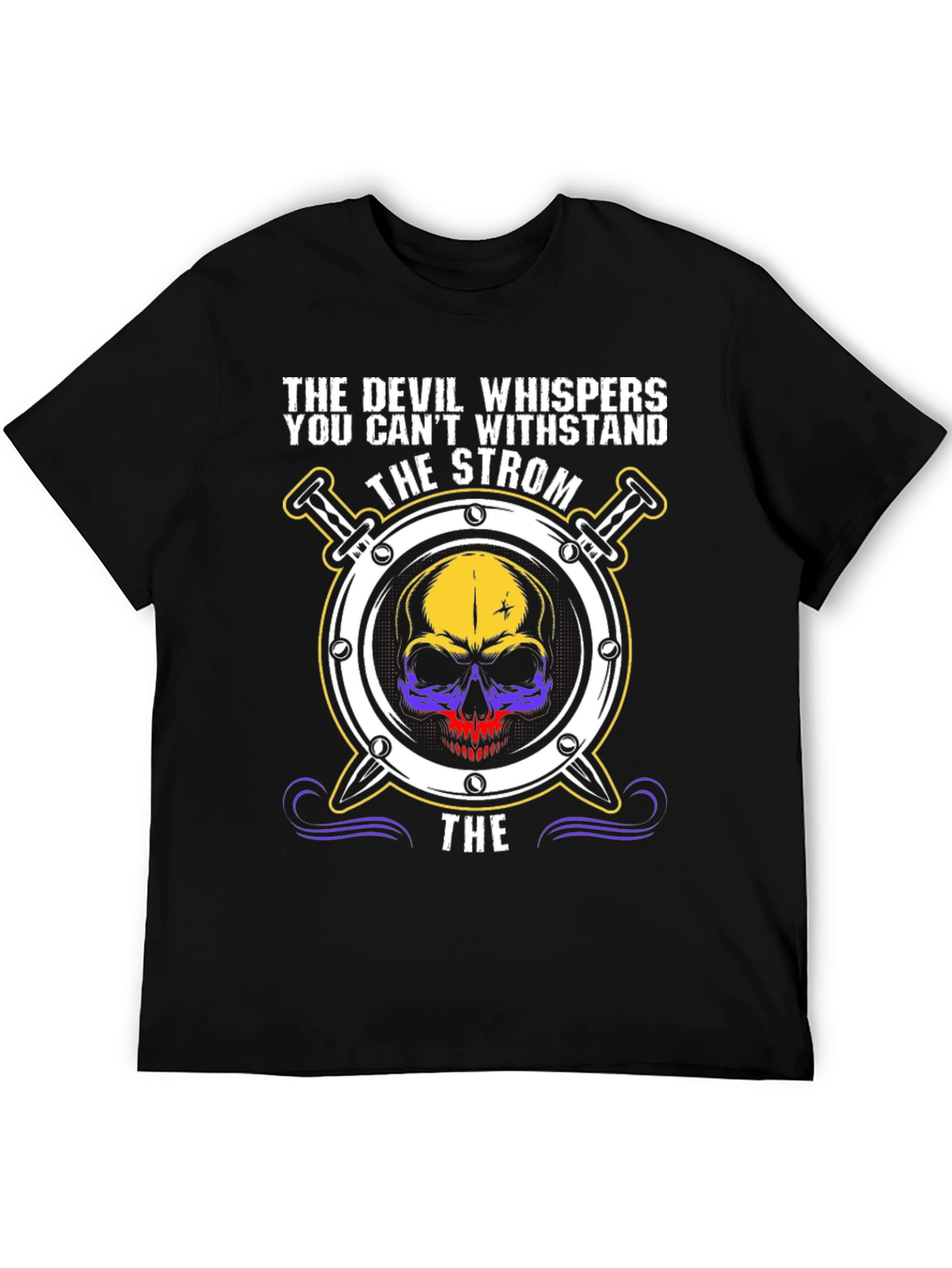 Skull Strom T-Shirt - Devil Whispers Tee