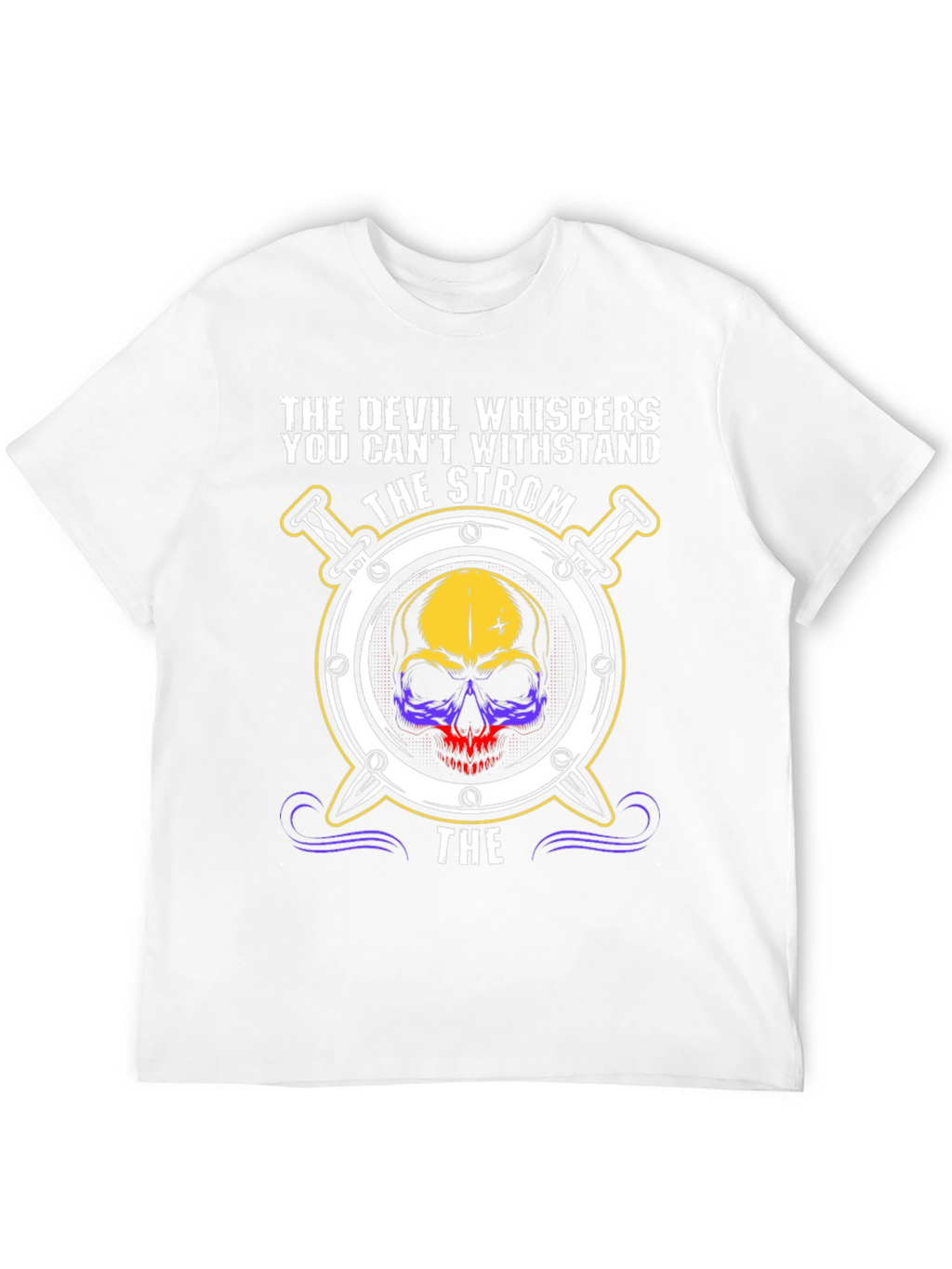 Skull Strom T-Shirt - Devil Whispers Tee