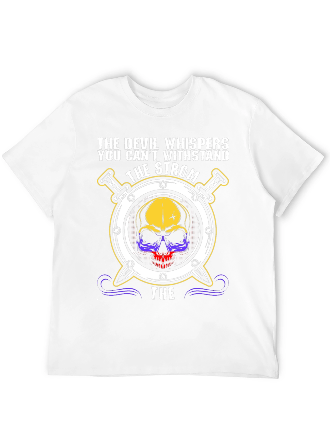 Skull Strom T-Shirt - Devil Whispers Tee
