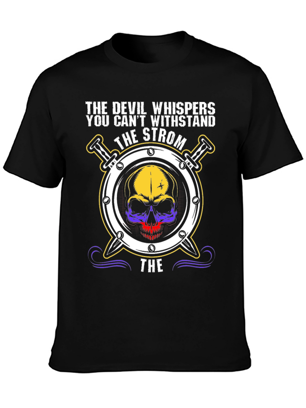 Skull Strom T-Shirt - Devil Whispers Tee