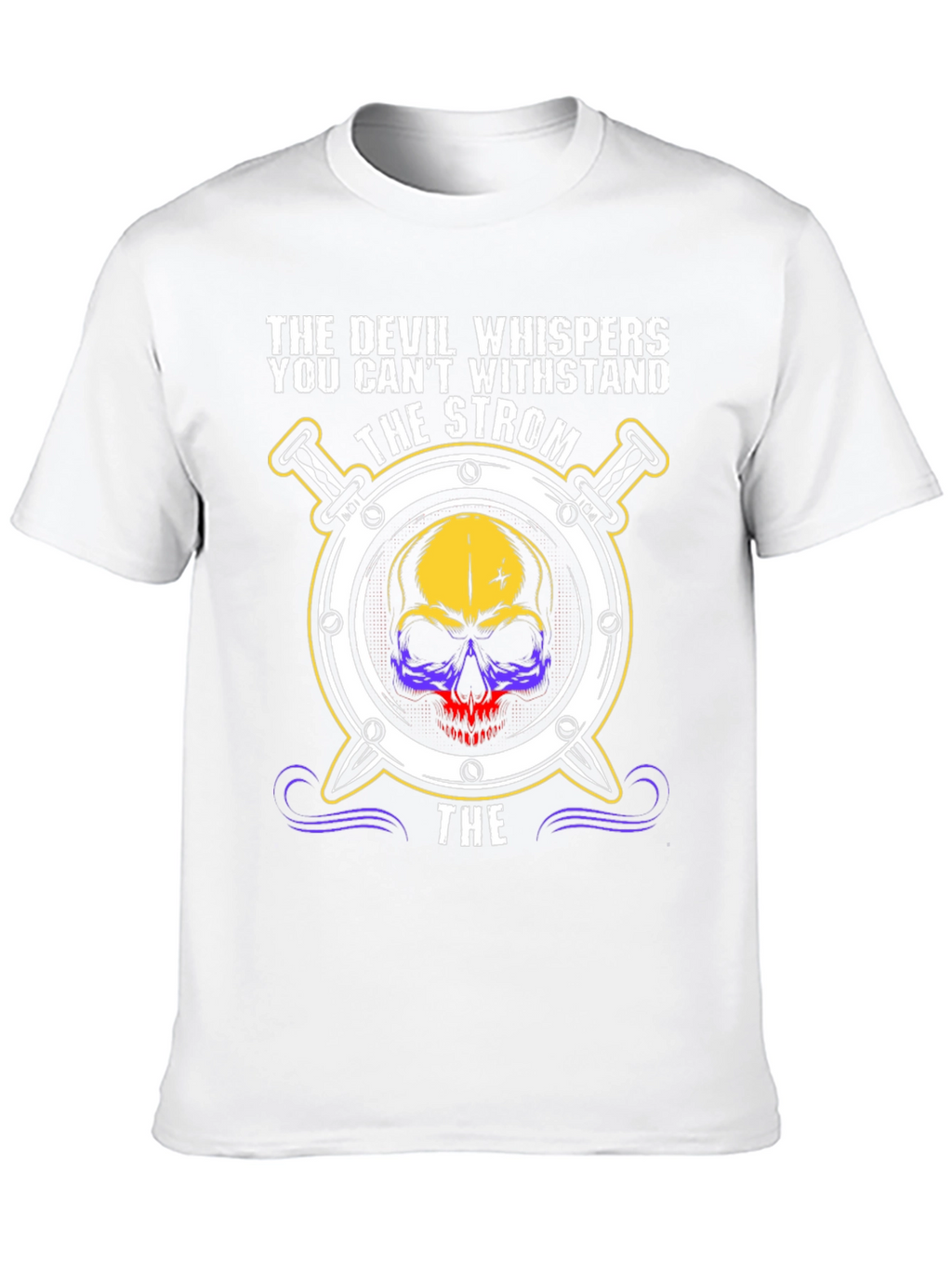 Skull Strom T-Shirt - Devil Whispers Tee