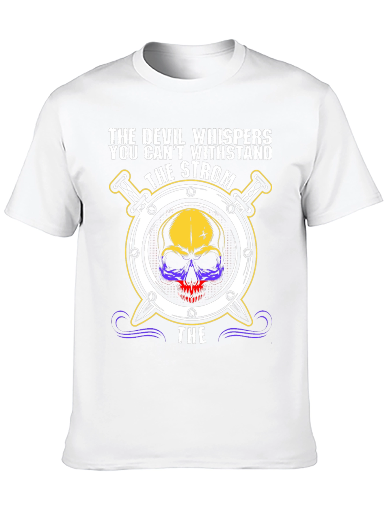 Skull Strom T-Shirt - Devil Whispers Tee