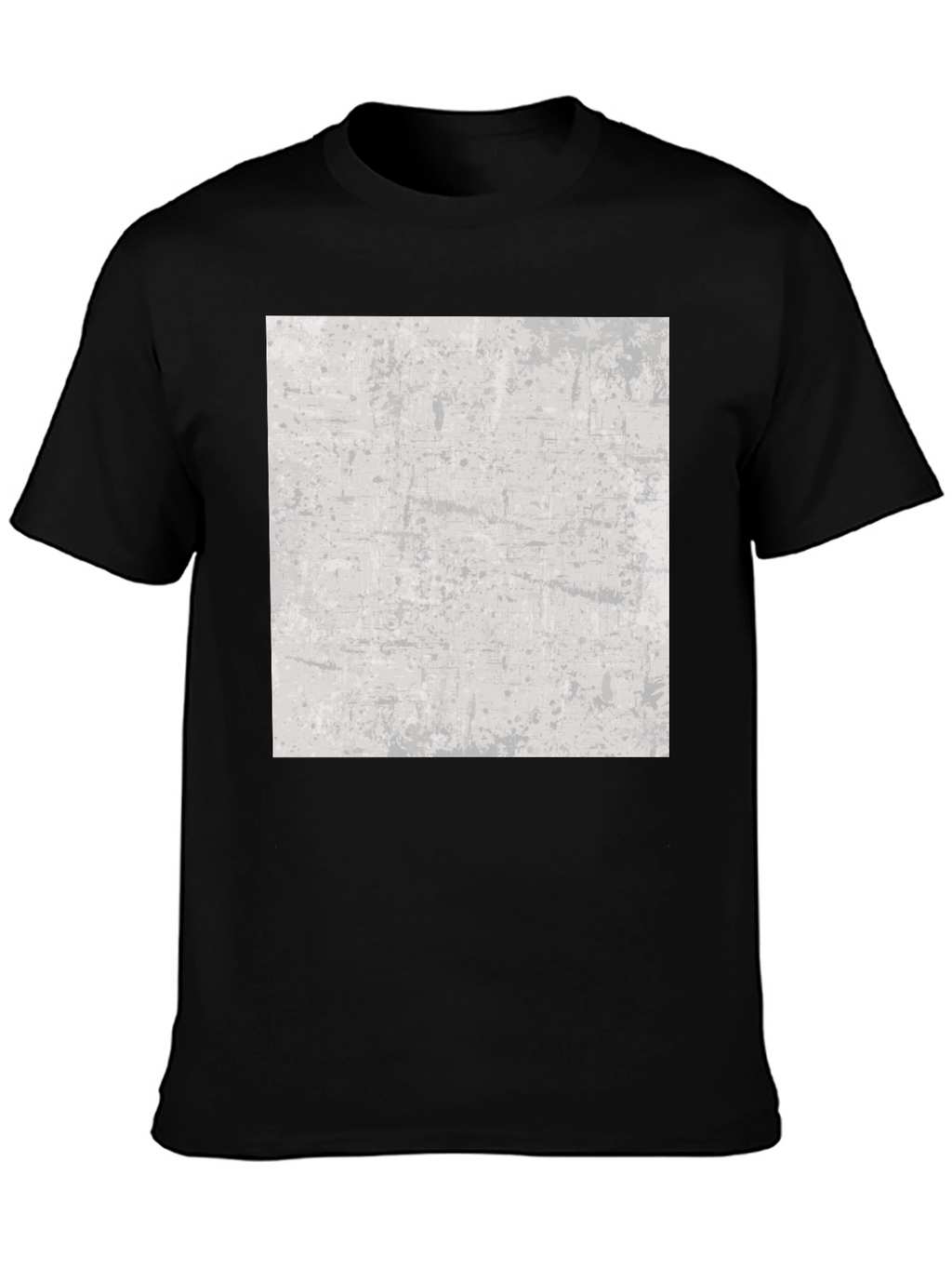 Abstract Print Black T-Shirt