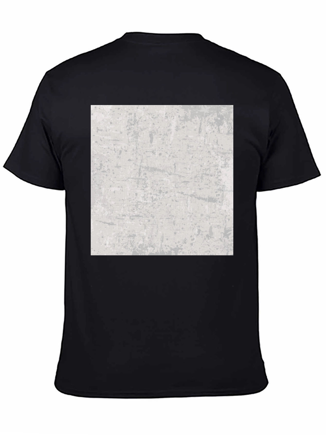 Abstract Print Black T-Shirt