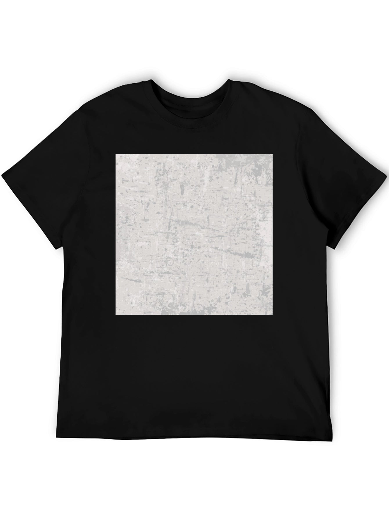 Abstract Print Black T-Shirt