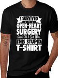 I Survived Open Heart Surgery T-Shirt