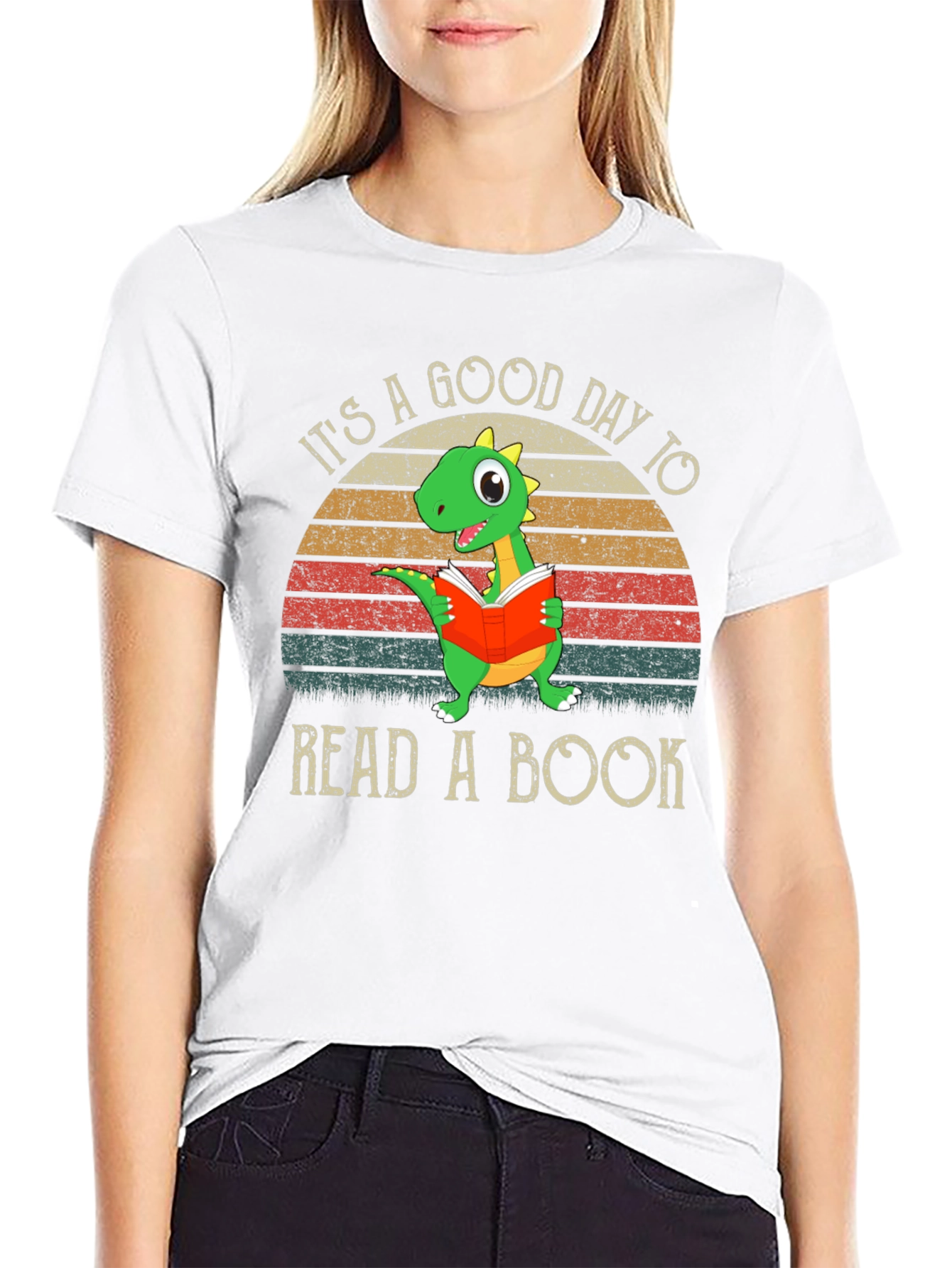 Dino Reader T-Shirt: Its A Good Day To Read