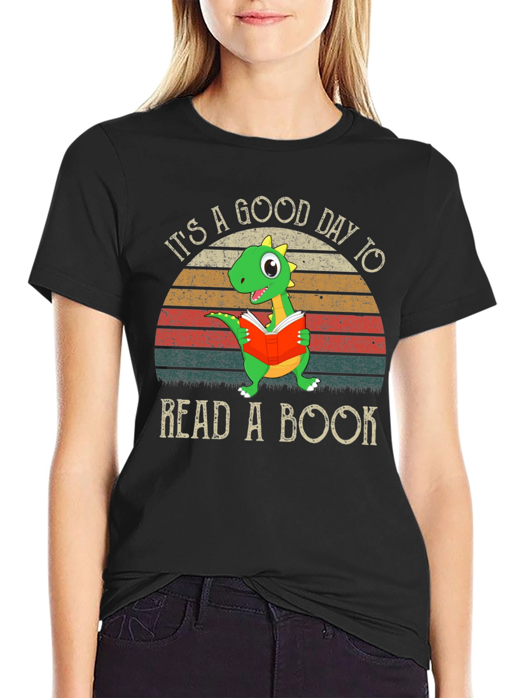 Dino Reader T-Shirt: Its A Good Day To Read