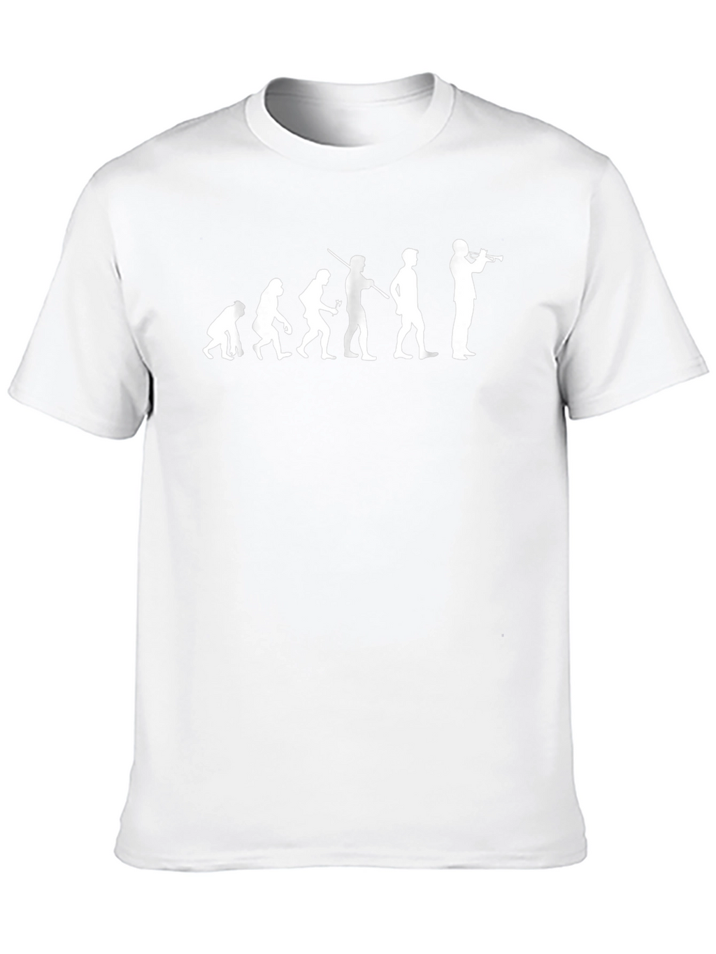 Evolution of Trumpet Player T-Shirt - Black