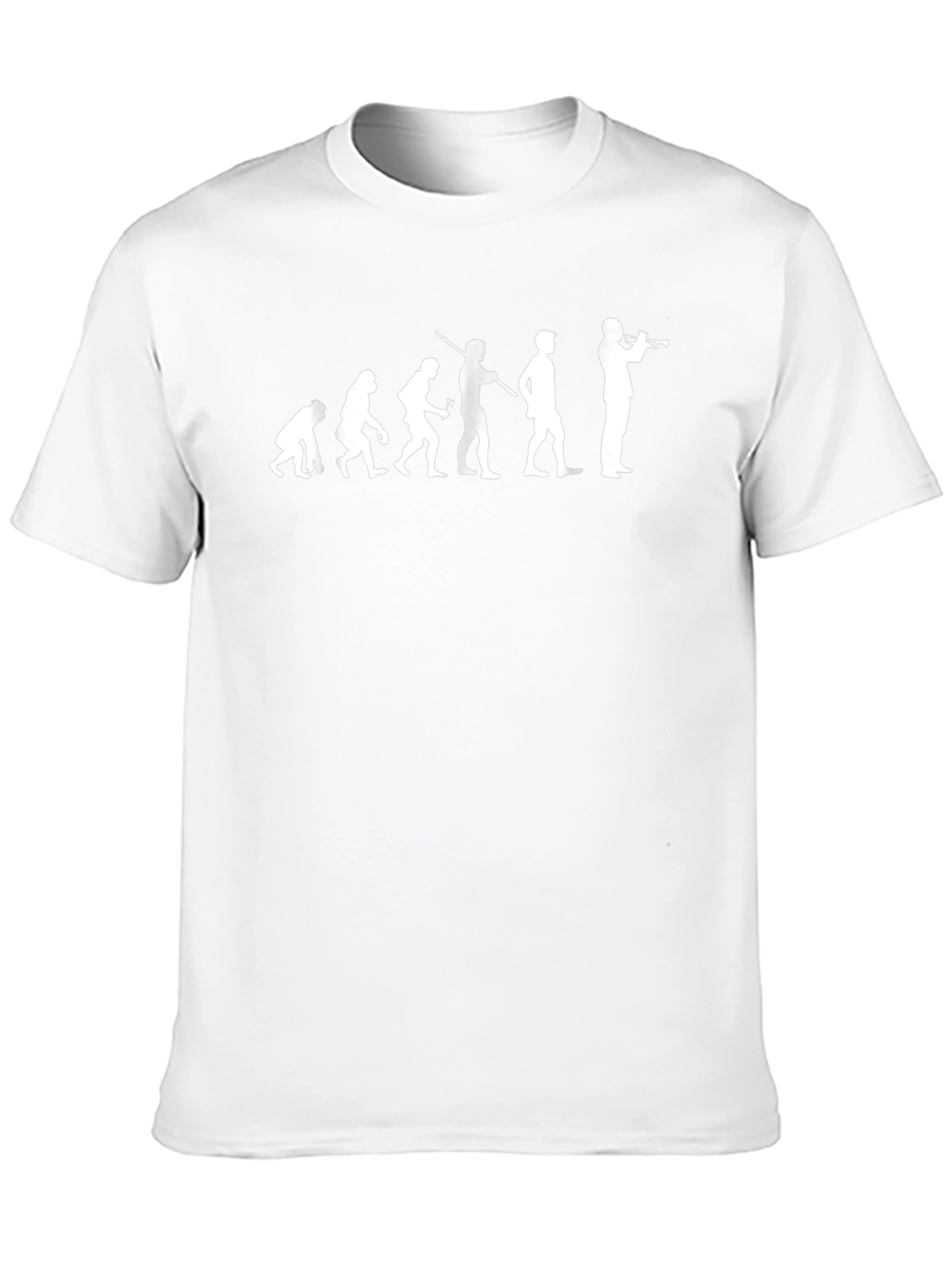 Evolution of Trumpet Player T-Shirt - Black