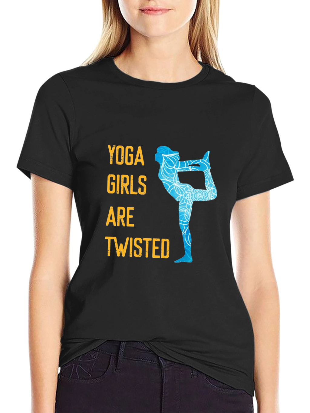 Yoga Girls Twisted Tee - Relaxed Fit