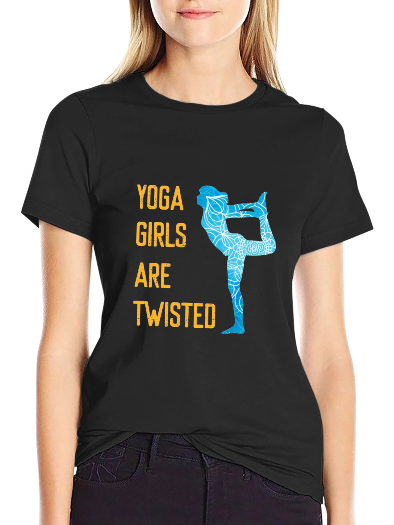 Yoga Girls Twisted Tee - Relaxed Fit