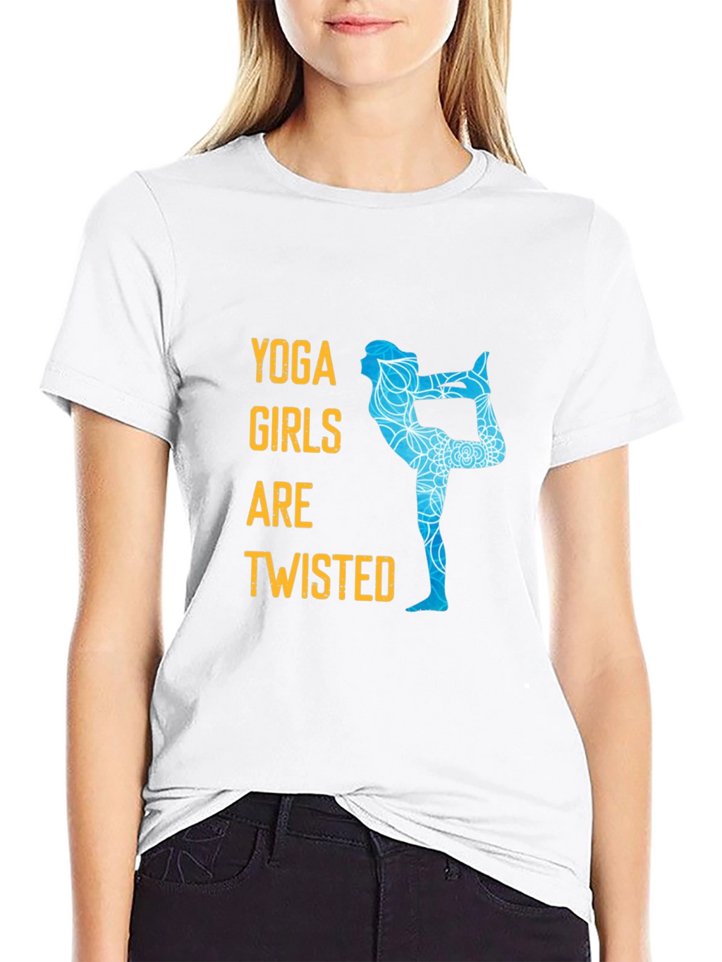 Yoga Girls Twisted Tee - Relaxed Fit