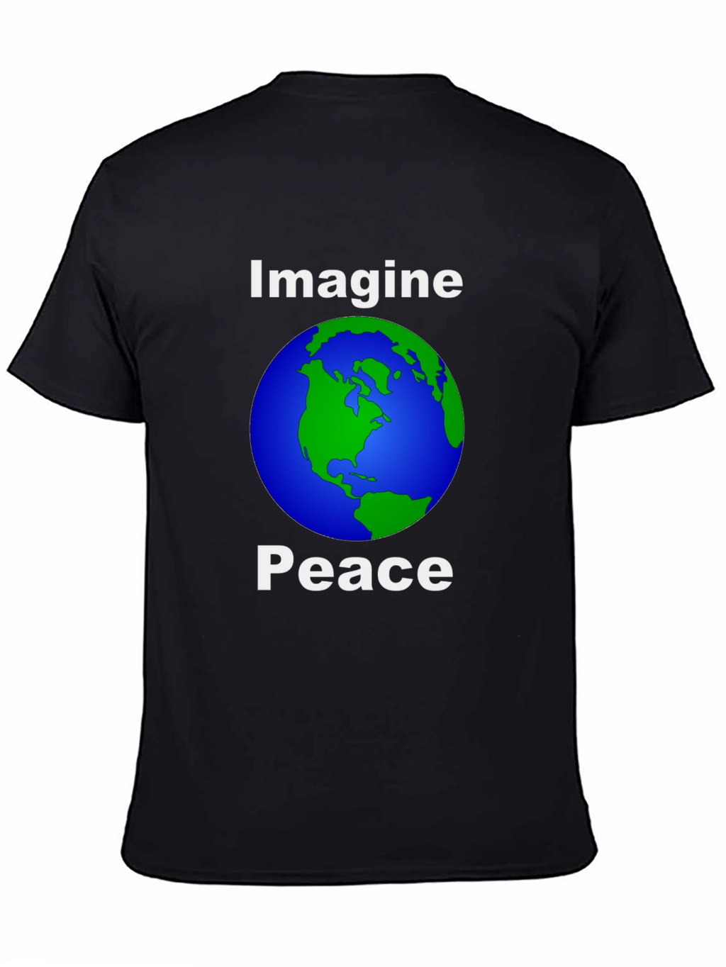 Imagine Peace Earth Graphic T-Shirt